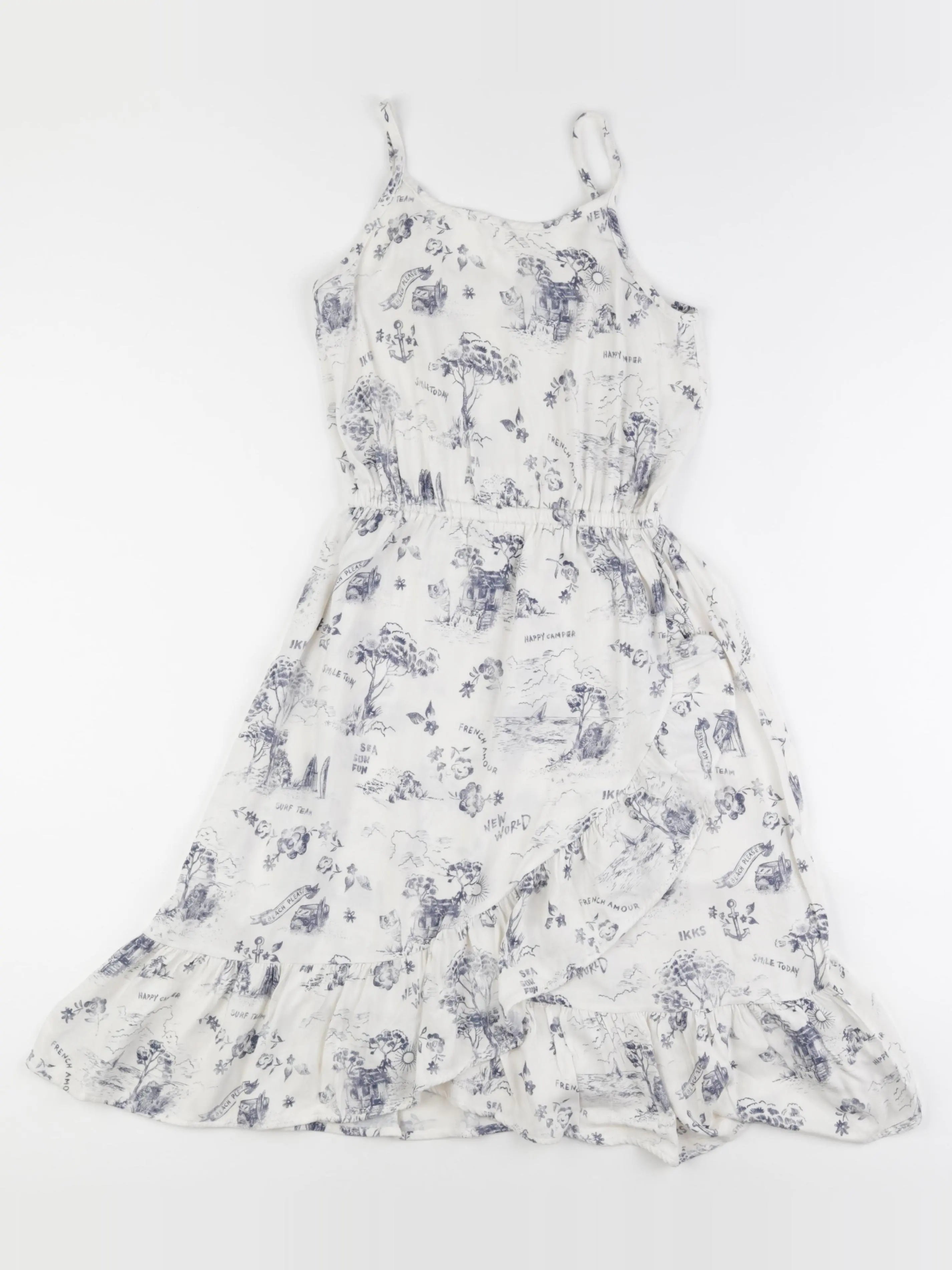IKKS - robe bleu - 10 ans
