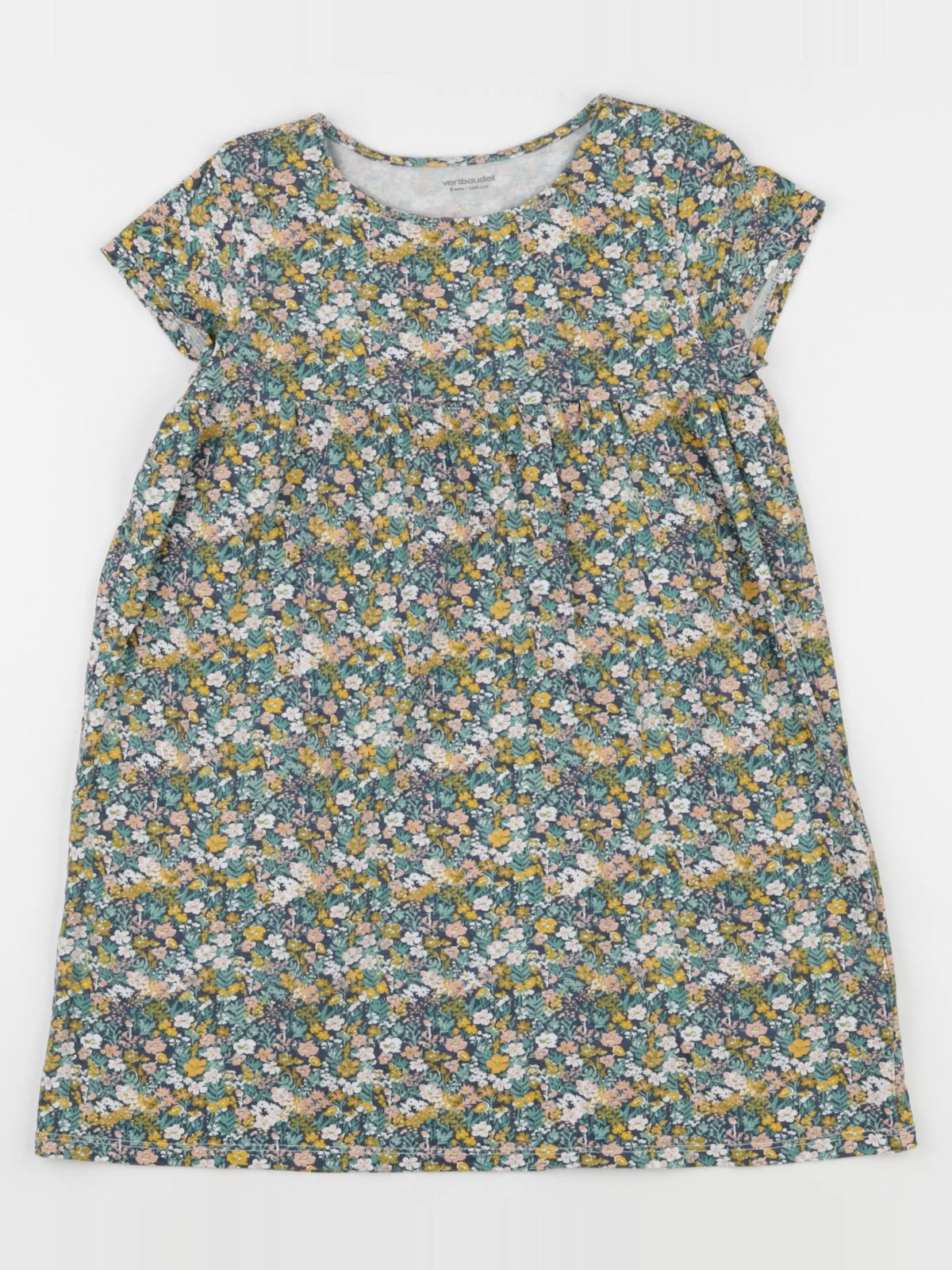 Vertbaudet - robe multicolore - 8 ans