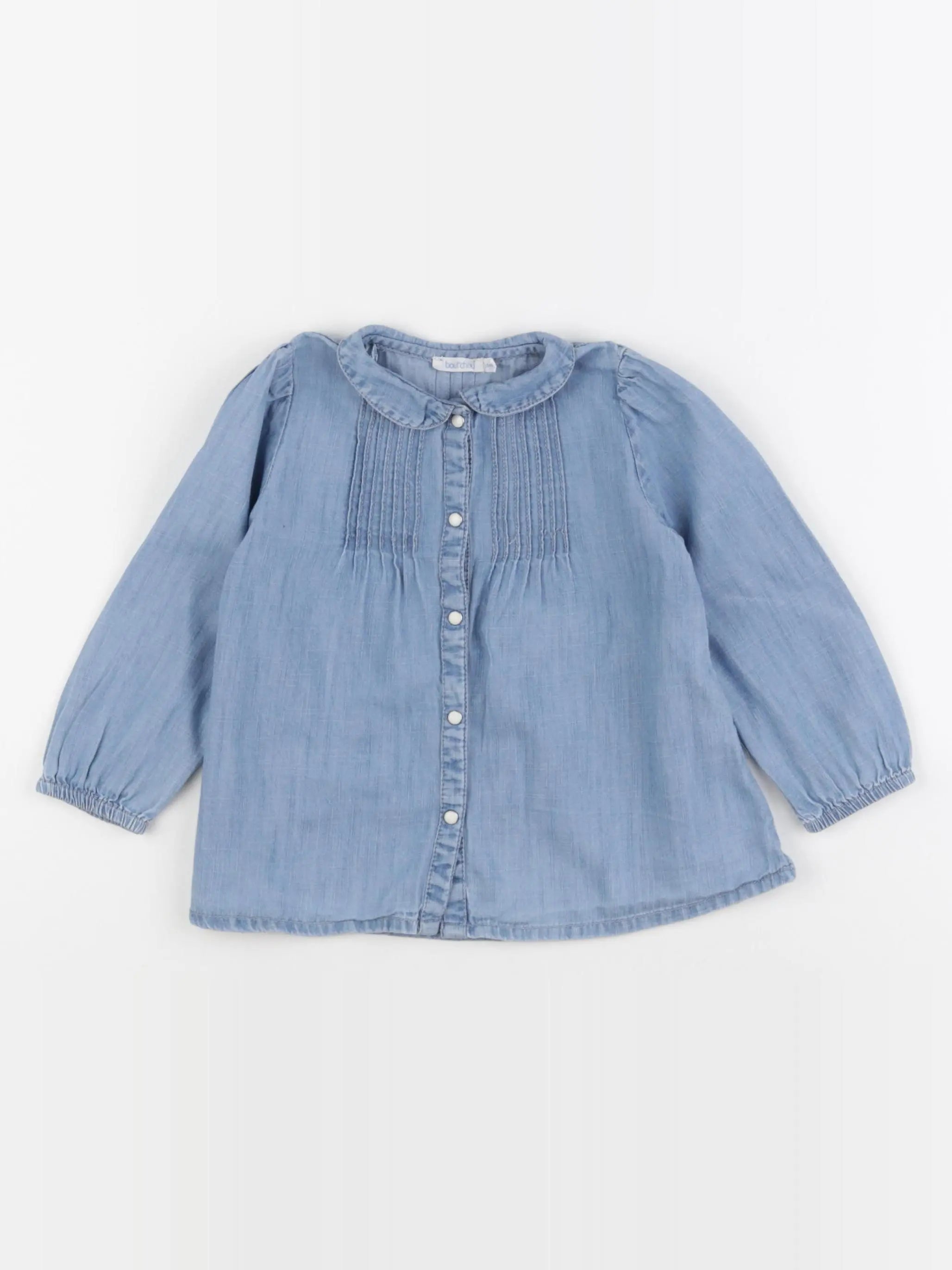 Boutchou - blouse bleu - 24 mois