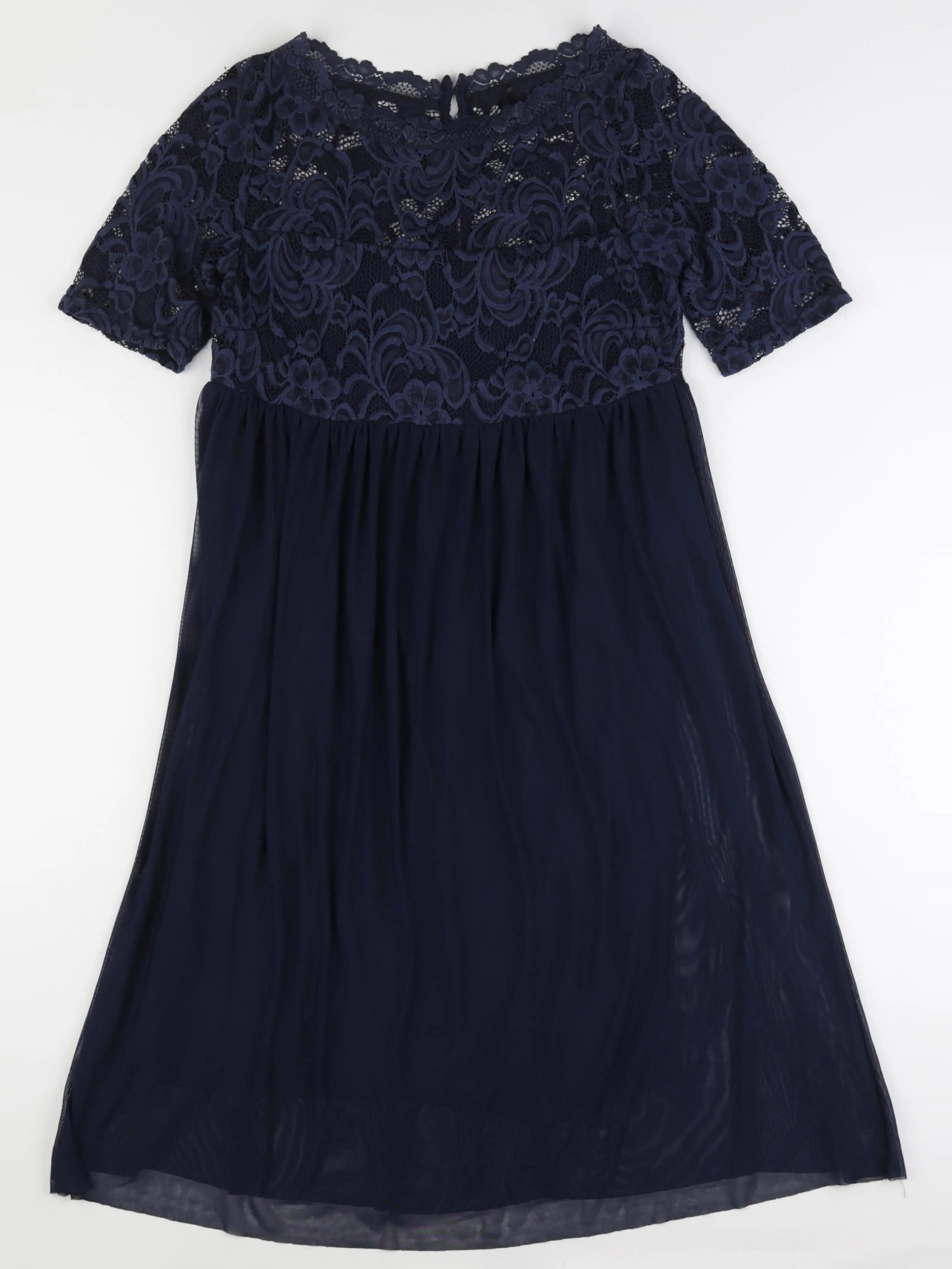 Mamalicious - robe grossesse bleu - m