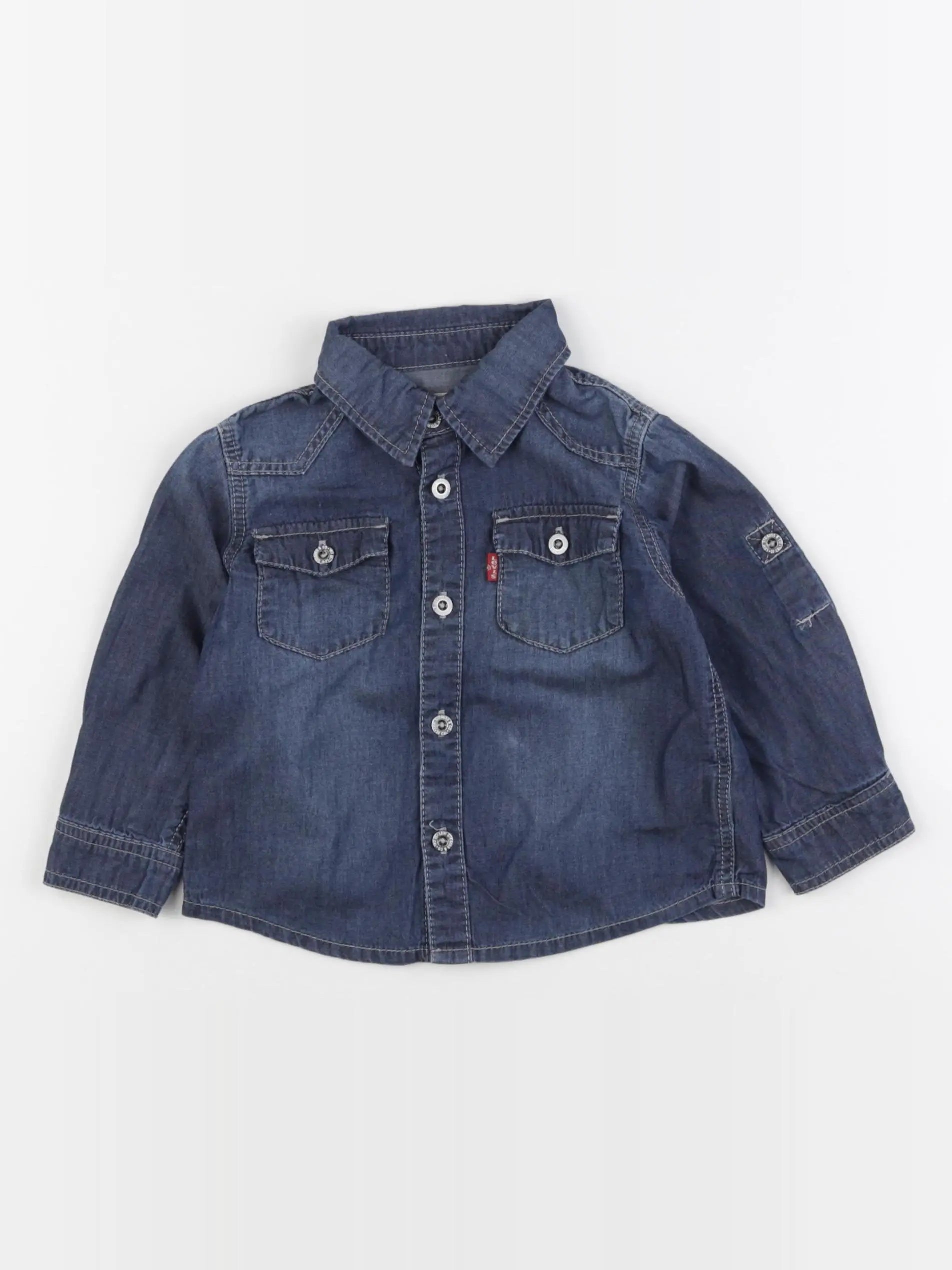 Levi's - chemise bleu - 18 mois