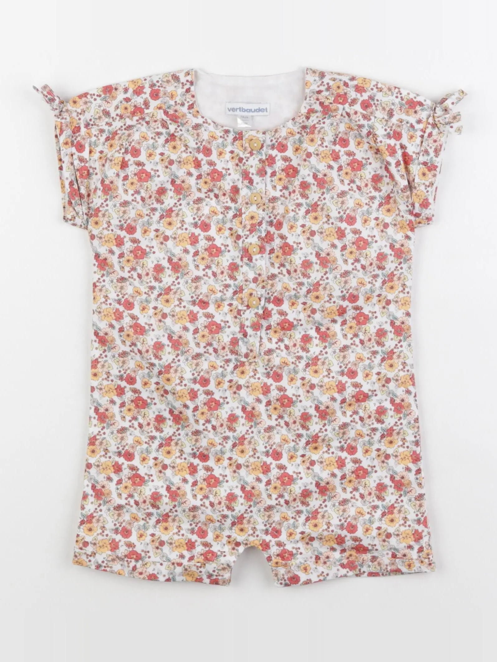 Vertbaudet - combinaison multicolore - 12 mois