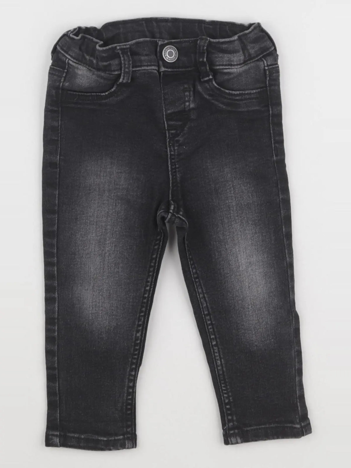 H&M - jegging noir - 6/9 mois
