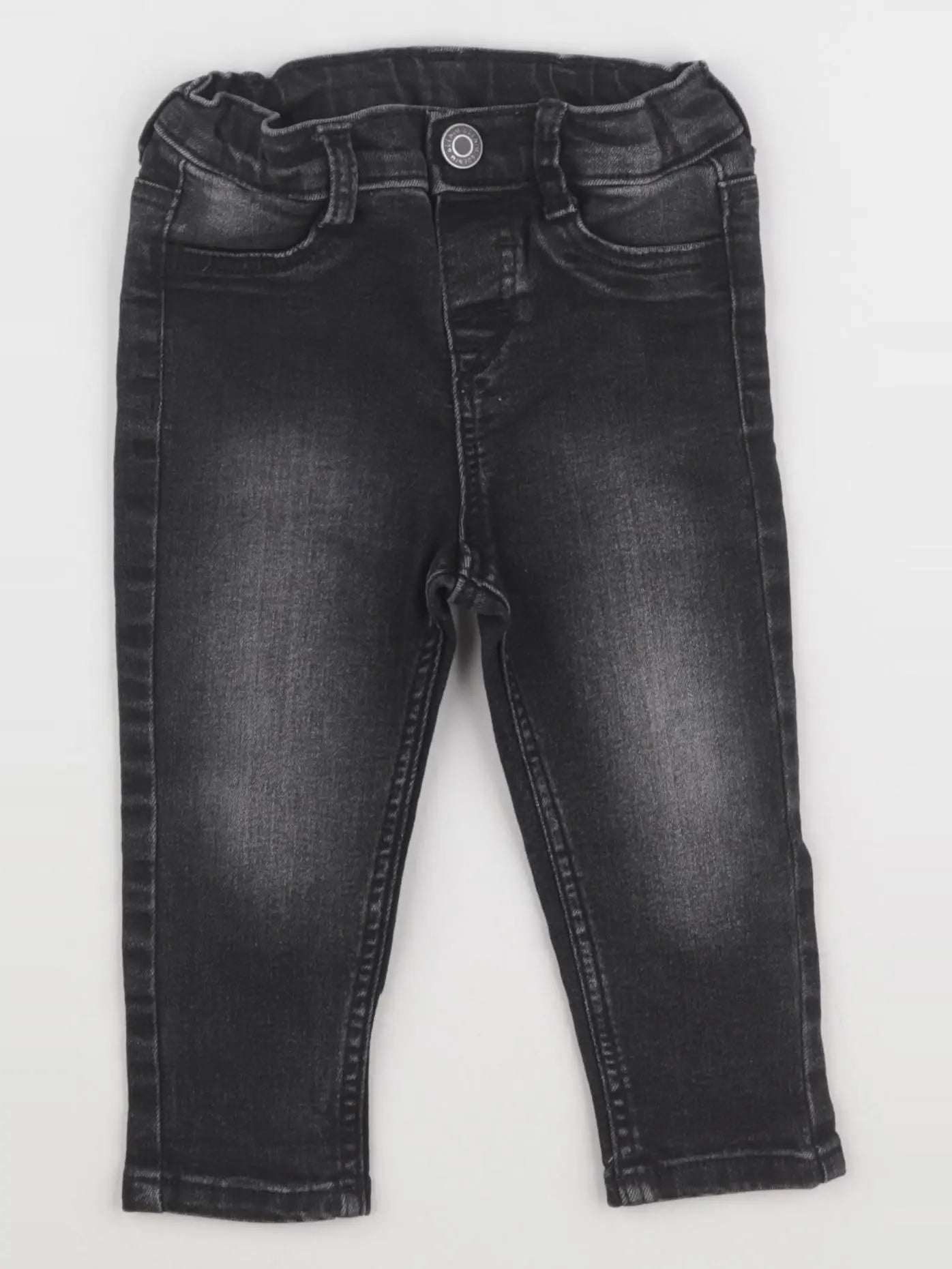 H&M - jegging noir - 6/9 mois