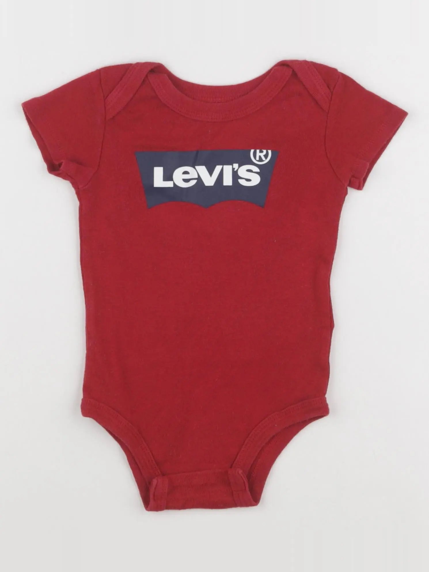 Levi's - body rouge - 6/12 mois
