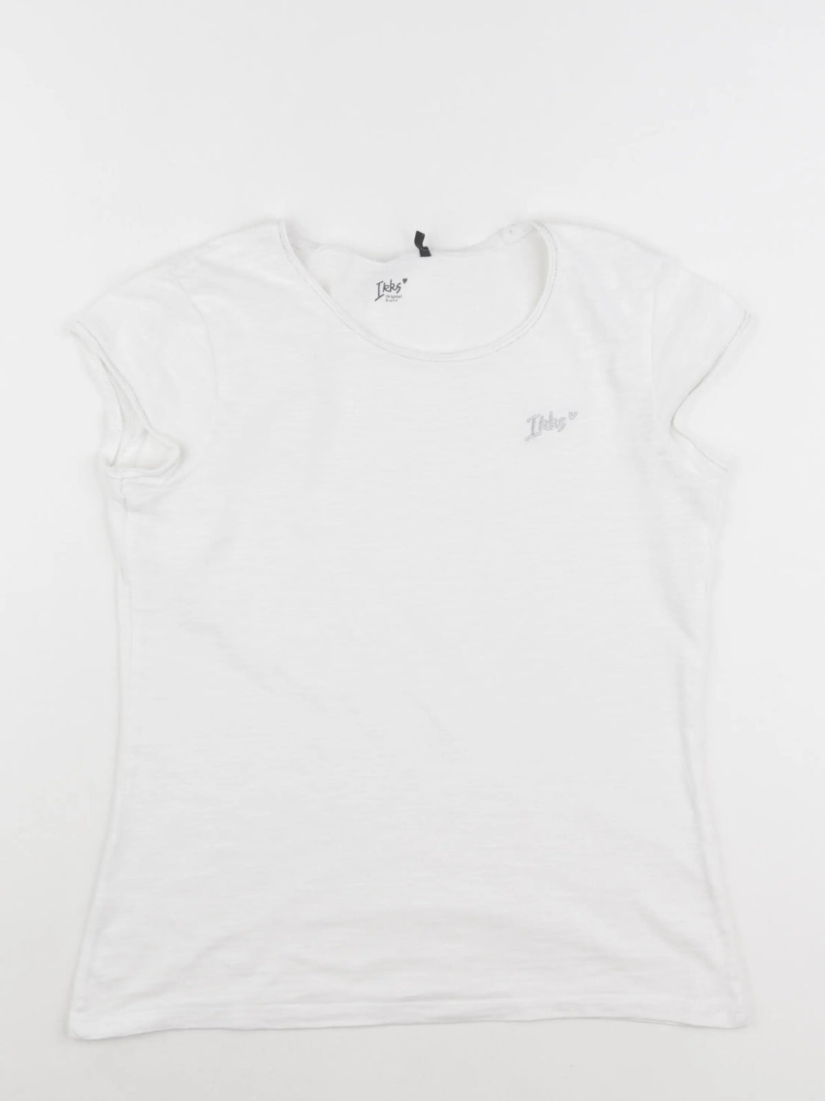 IKKS - tee-shirt argent, blanc - 12 ans