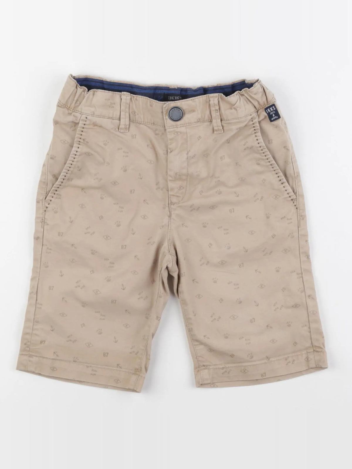 IKKS - short beige - 8 ans