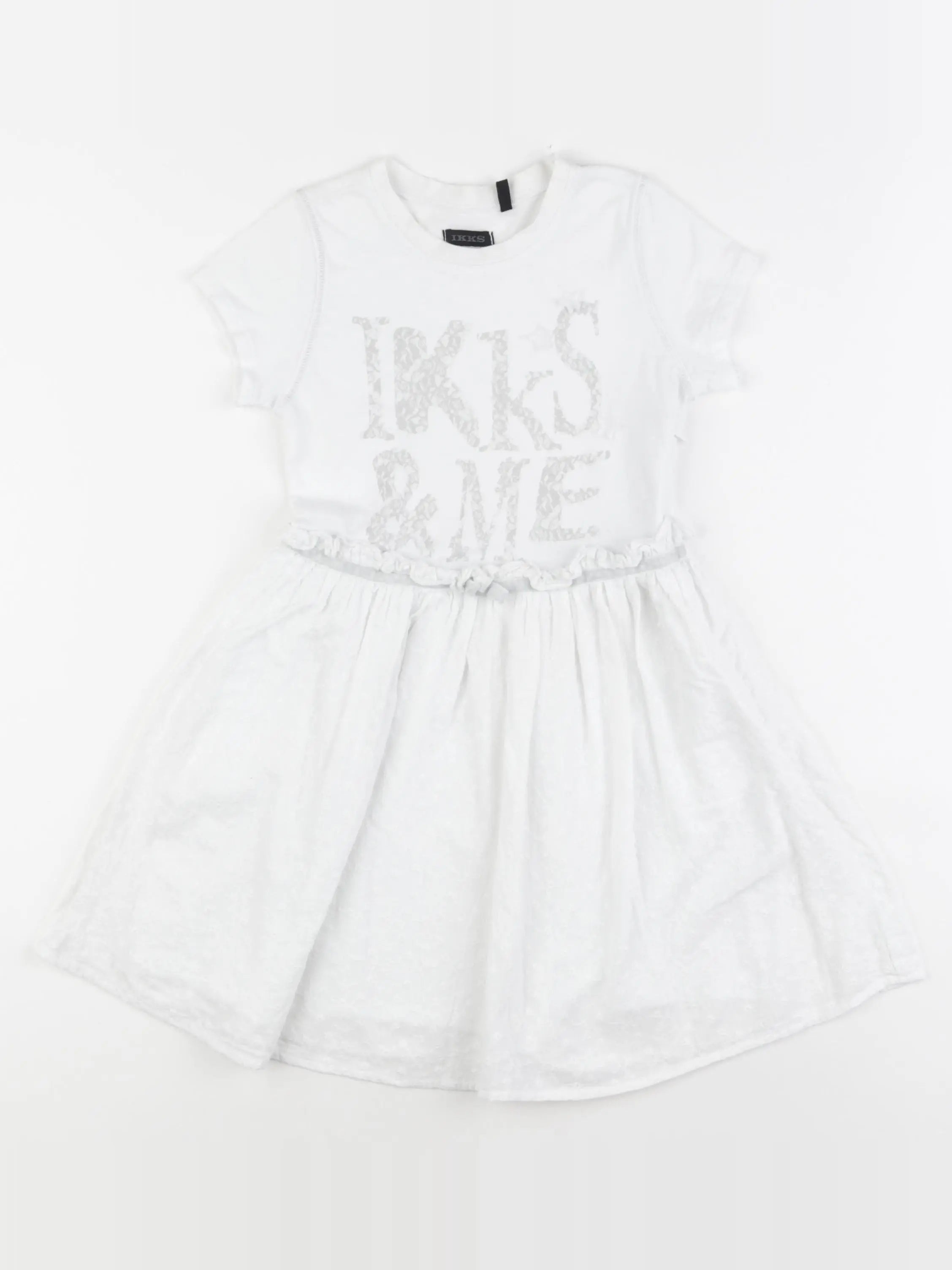 IKKS - robe blanc - 5 ans
