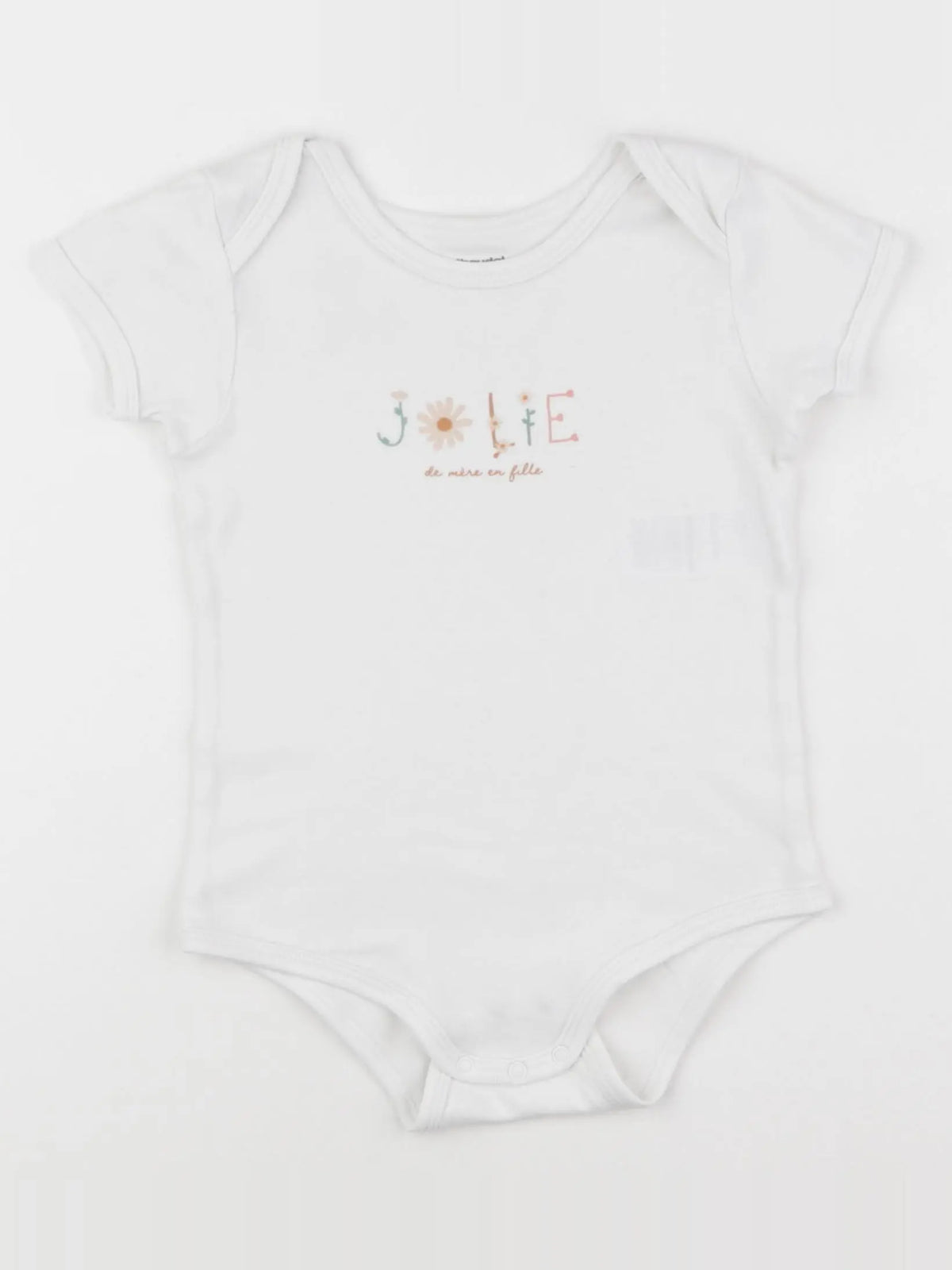 Vertbaudet - body blanc - 36 mois