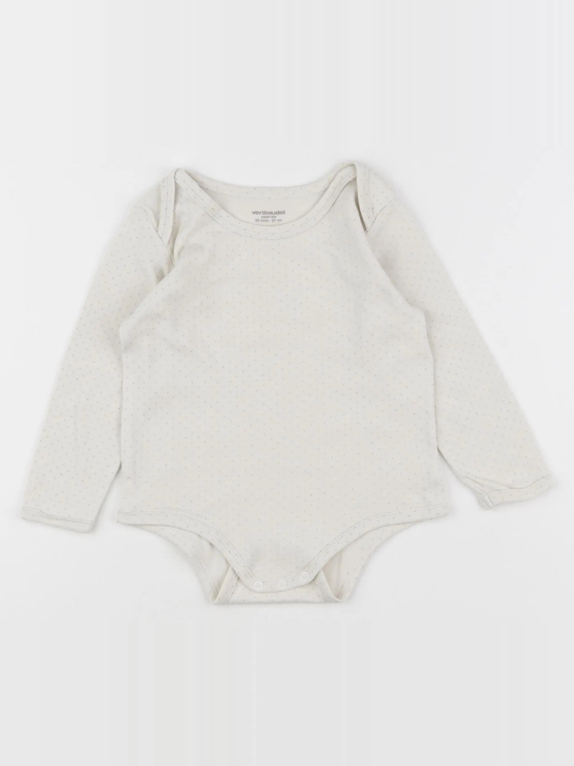 Vertbaudet - body beige, or - 36 mois