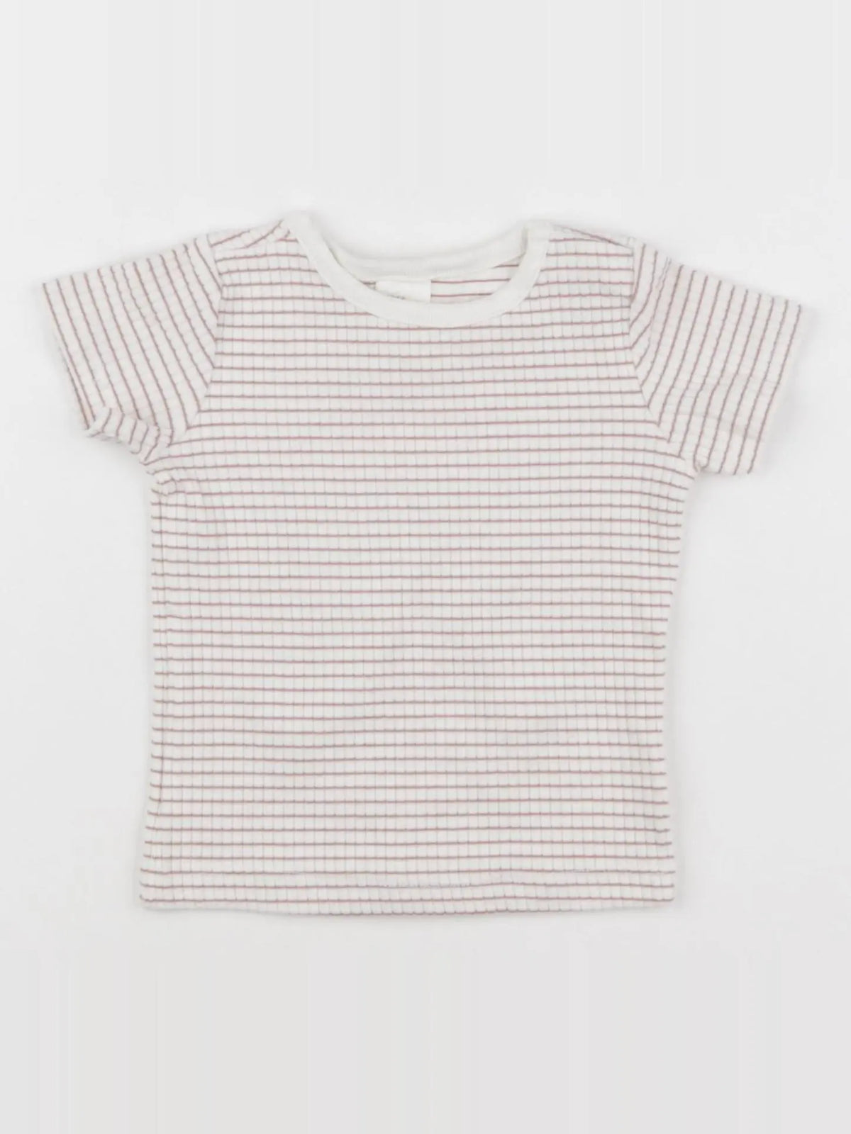 H&M - tee-shirt beige, marron - 3 mois