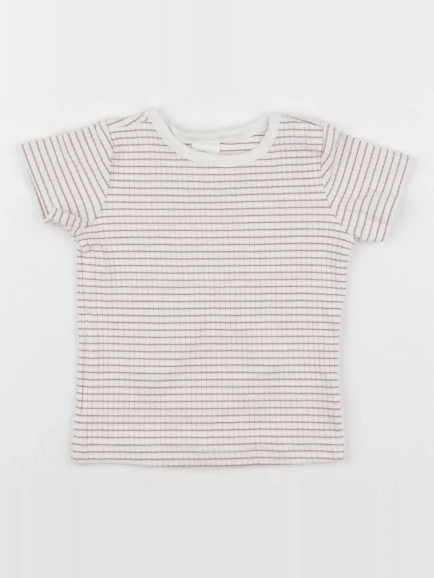 H&M - tee-shirt beige, marron - 3 mois