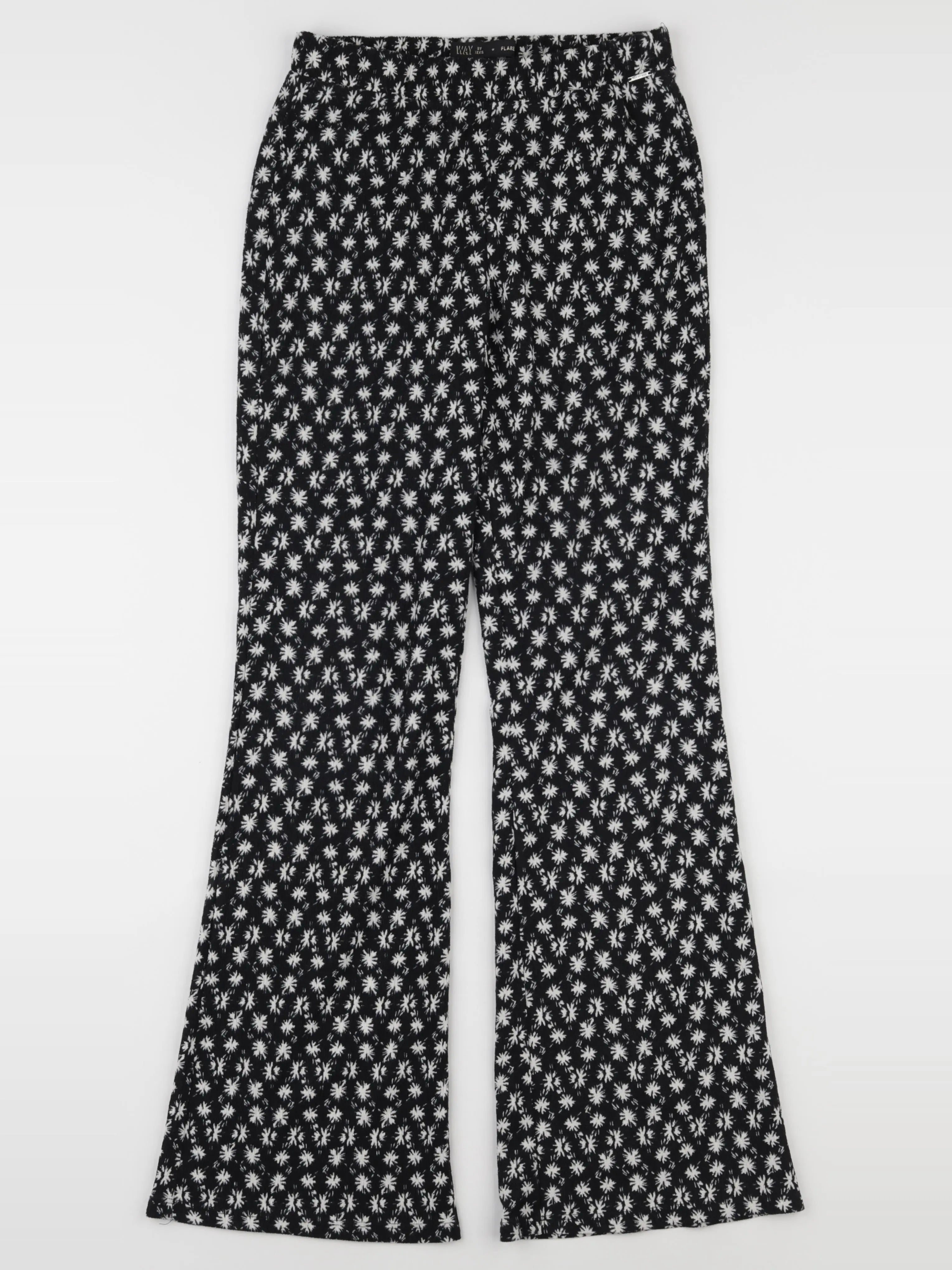 IKKS - pantalon blanc, noir - 14 ans
