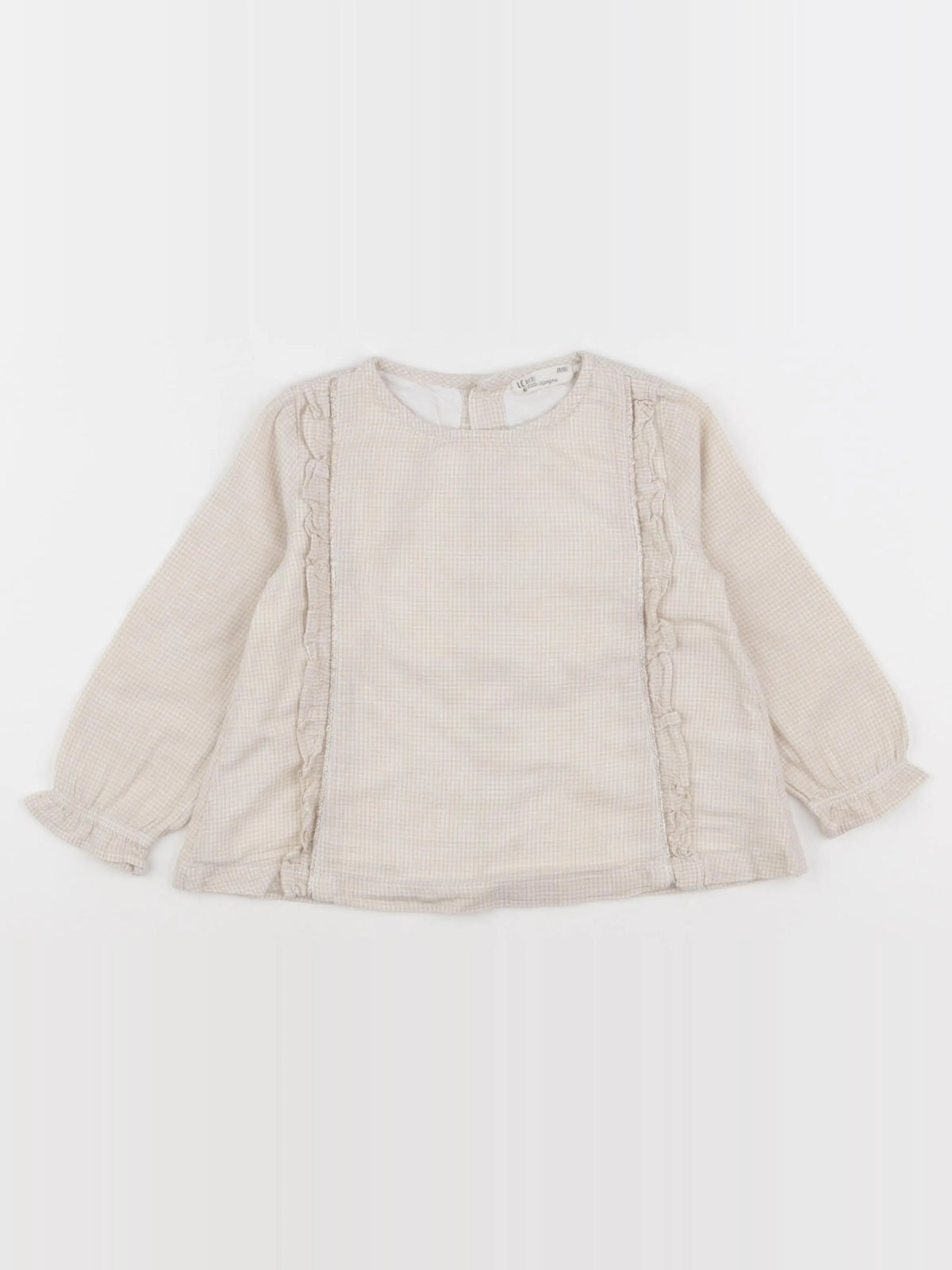 Little Cigogne - blouse jaune, or - 3 ans