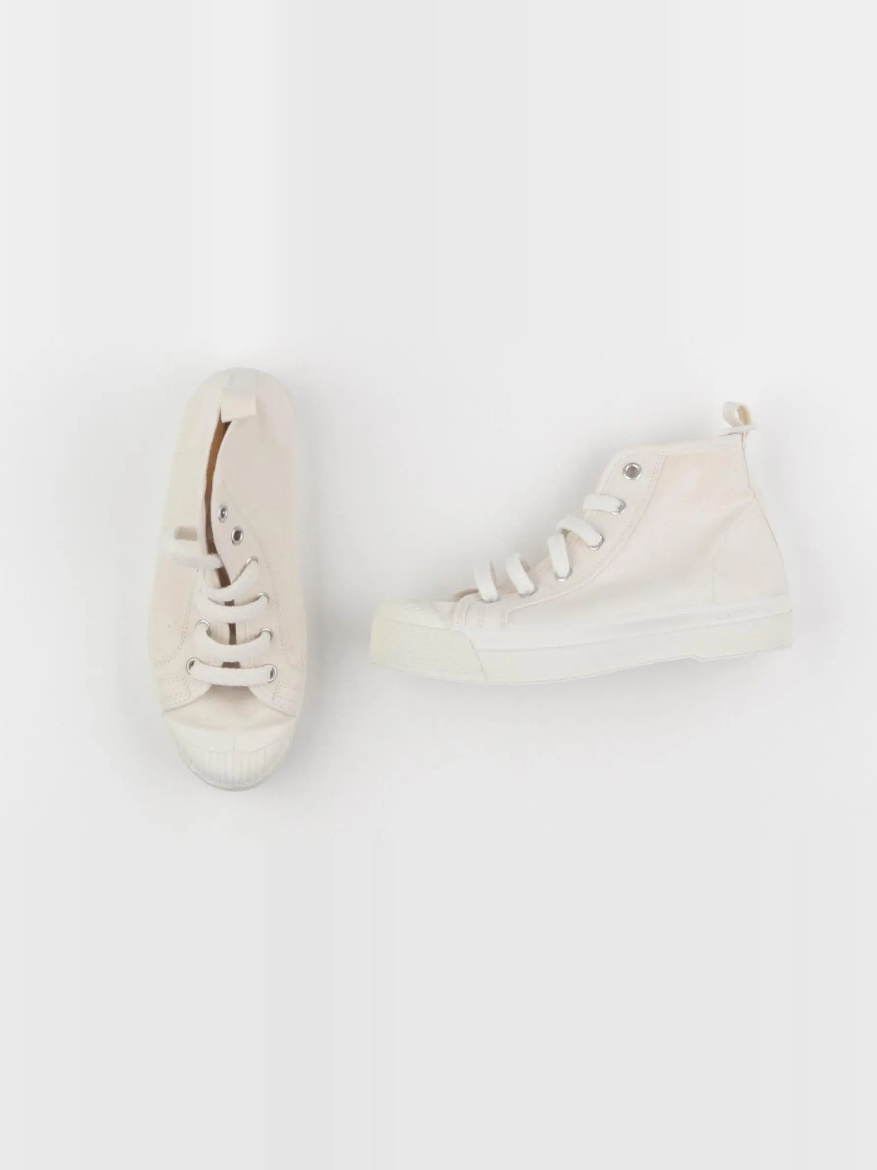 Bensimon - tennis à scratch/ lacets beige - pointure 31