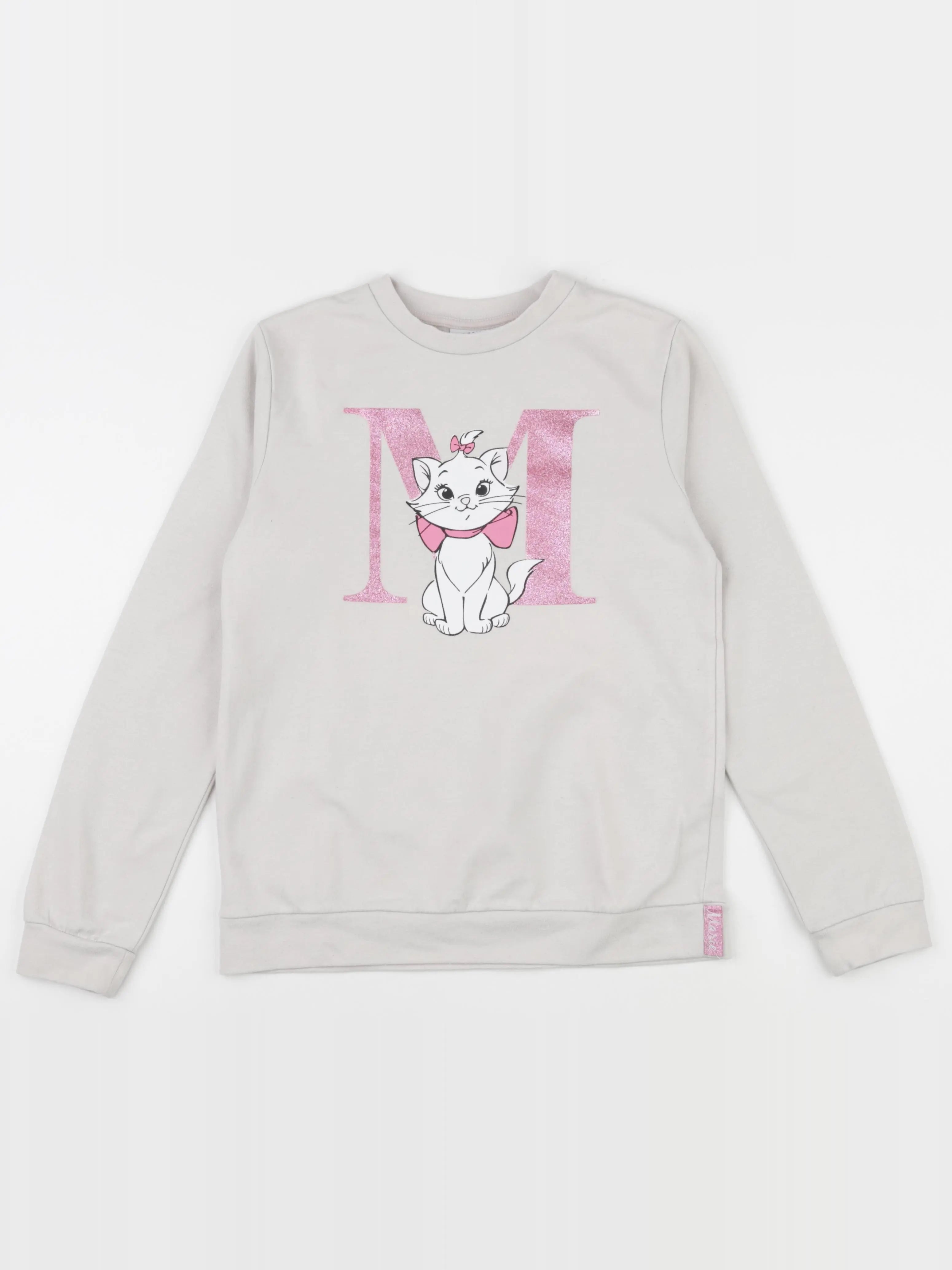 Vertbaudet - sweat beige - 12 ans