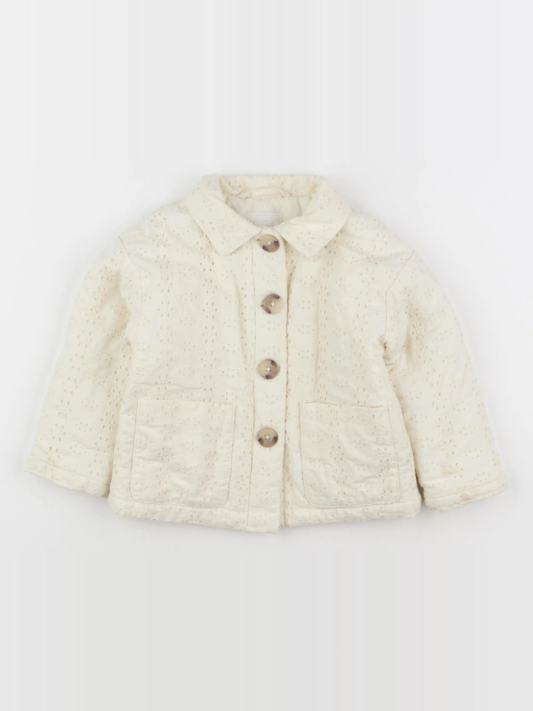 Vertbaudet - veste beige - 3 ans