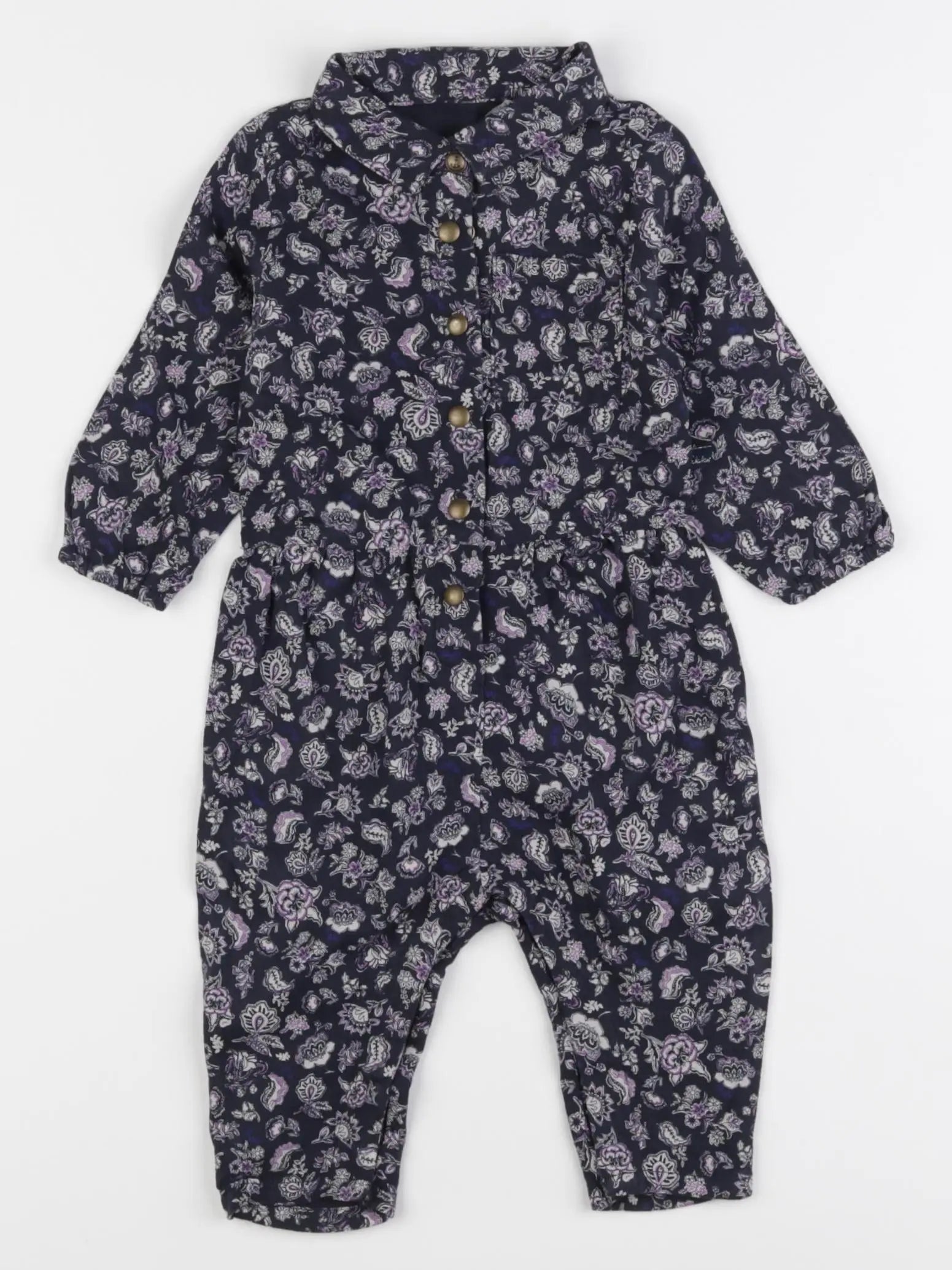 IKKS - combinaison bleu - 3 mois