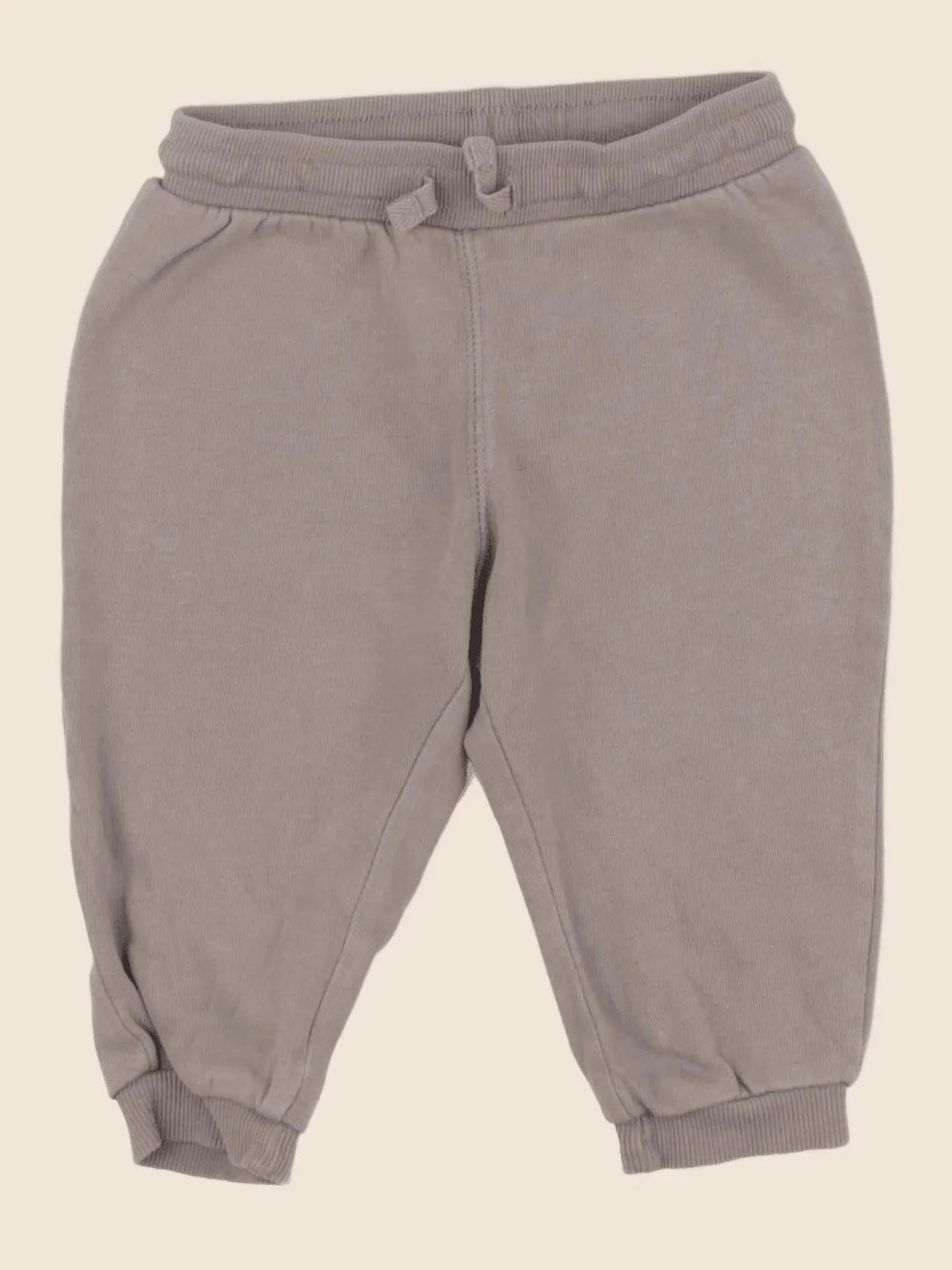 H&M - jogging marron - 6/9 mois