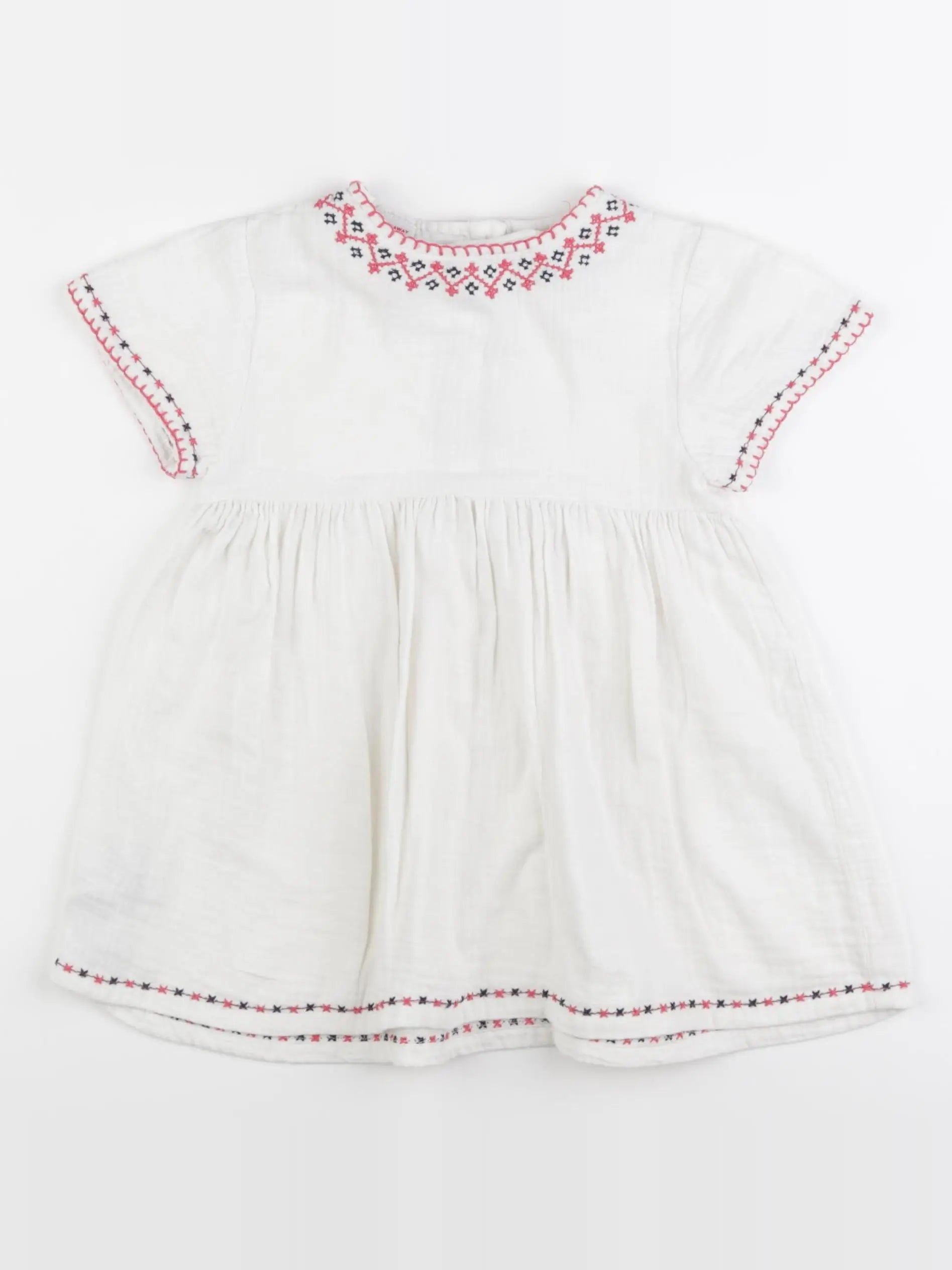 Mango - robe blanc - 18/24 mois