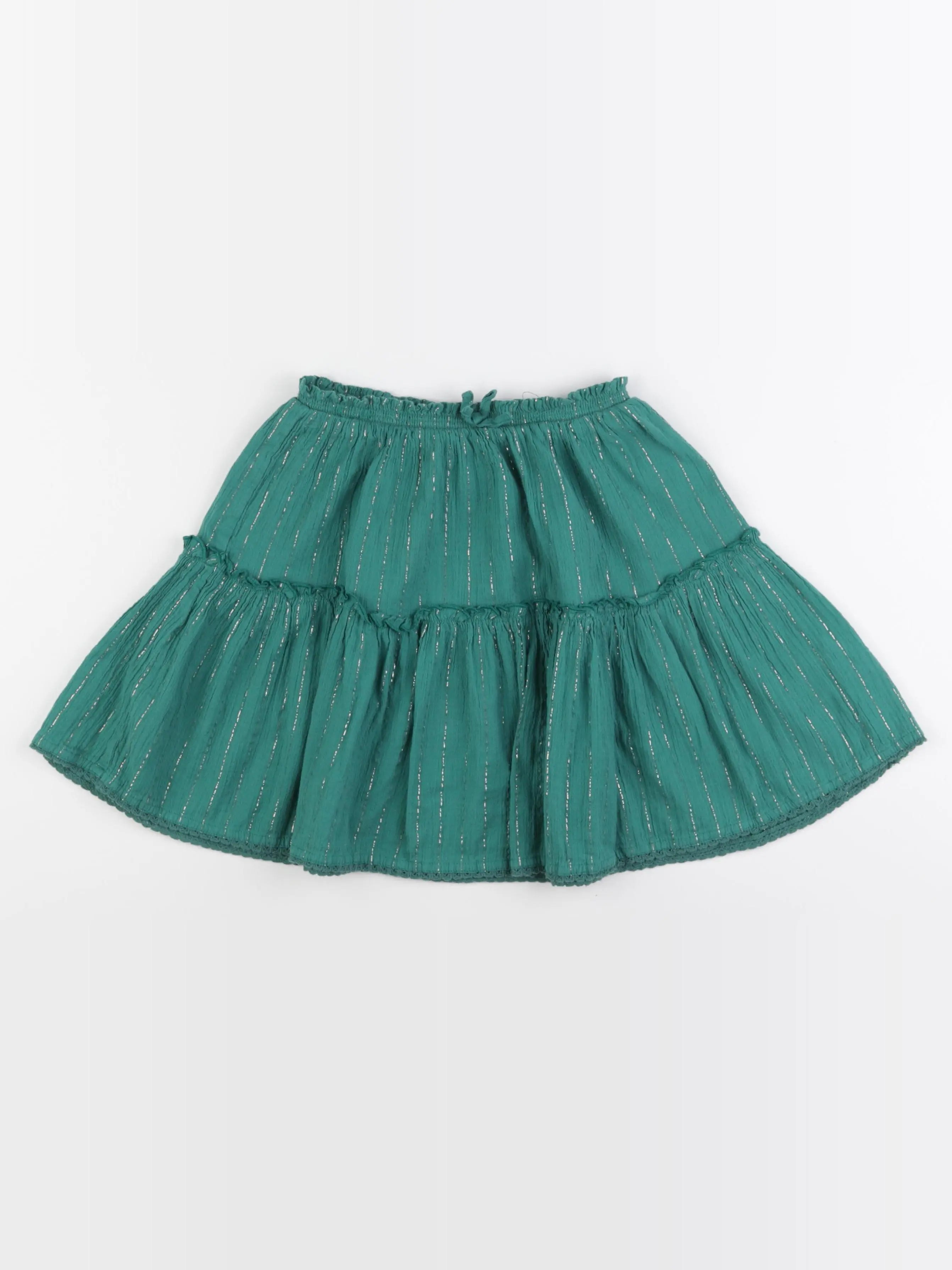 Tape à l'oeil - jupe vert, or - 10 ans