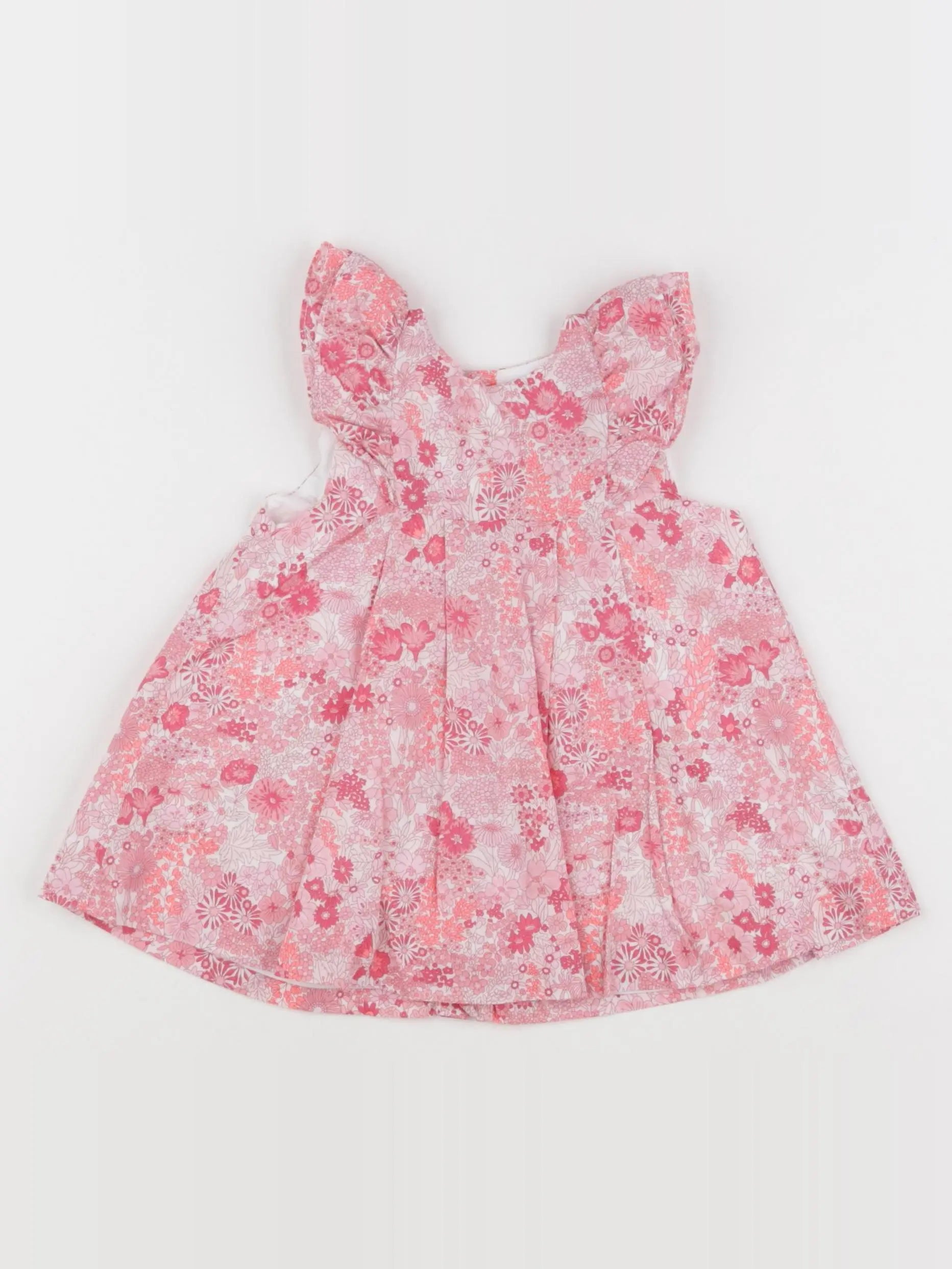 Jacadi - robe liberty rose - 6 mois