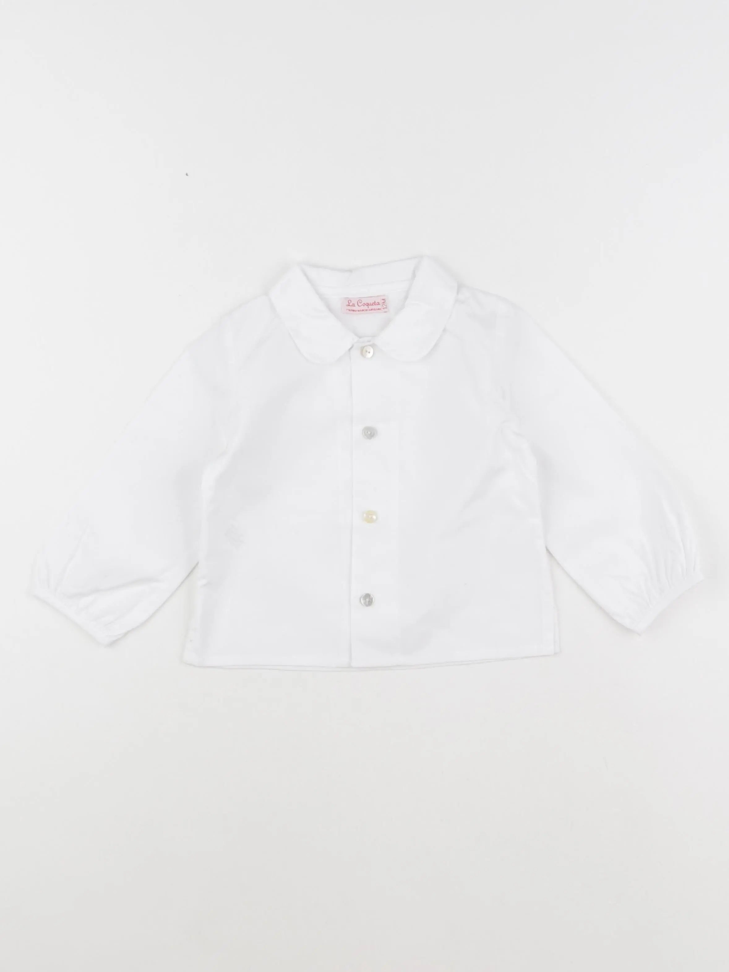 La Coqueta - blouse blanc - 12 mois