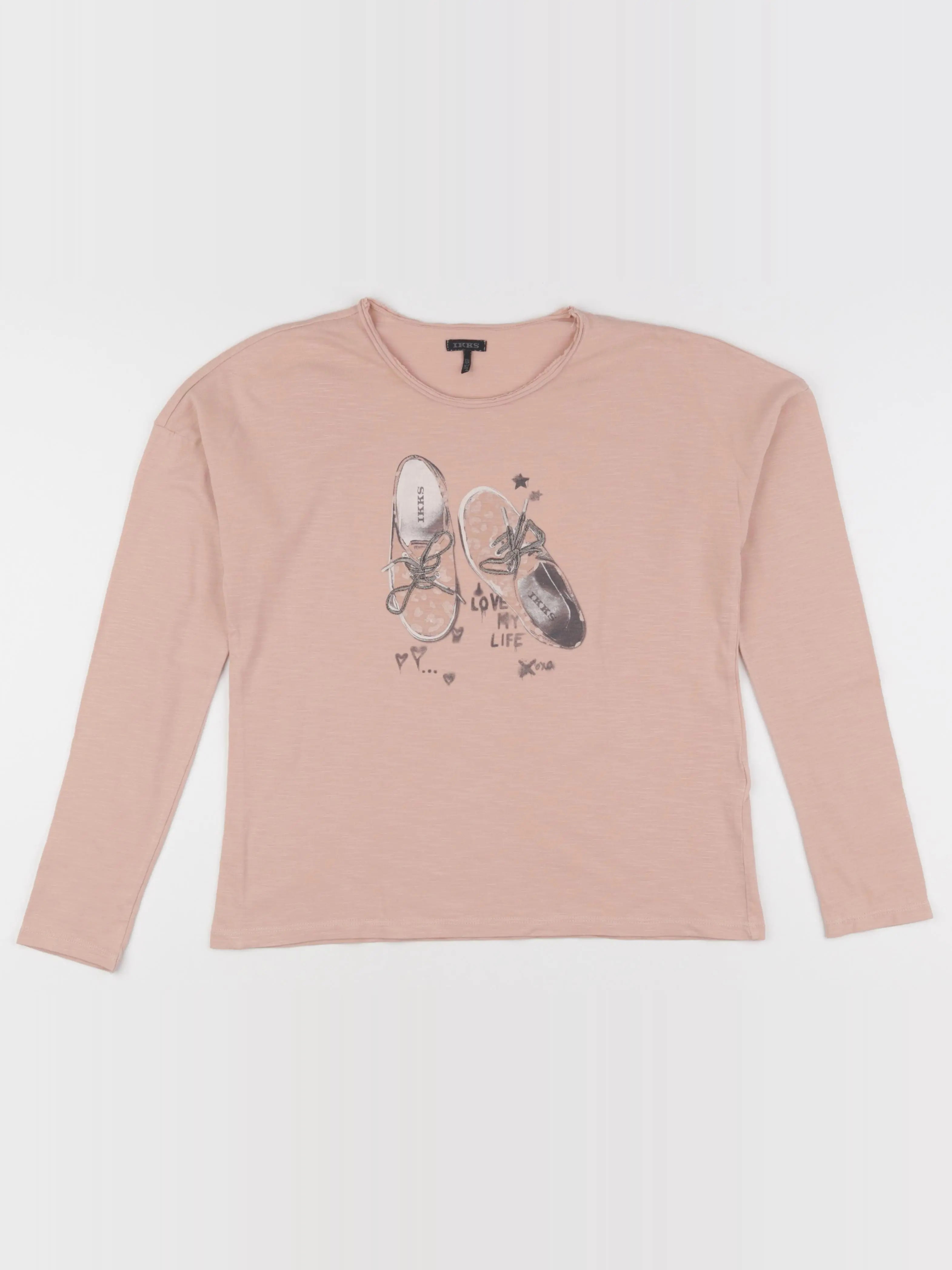 IKKS - tee-shirt rose - 12 ans