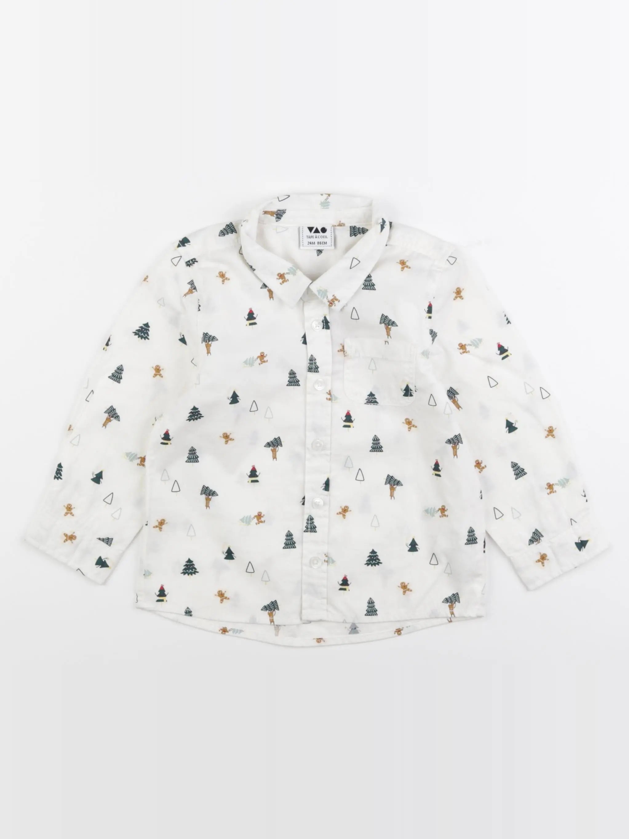 Tape à l'oeil - chemise multicolore - 2 ans