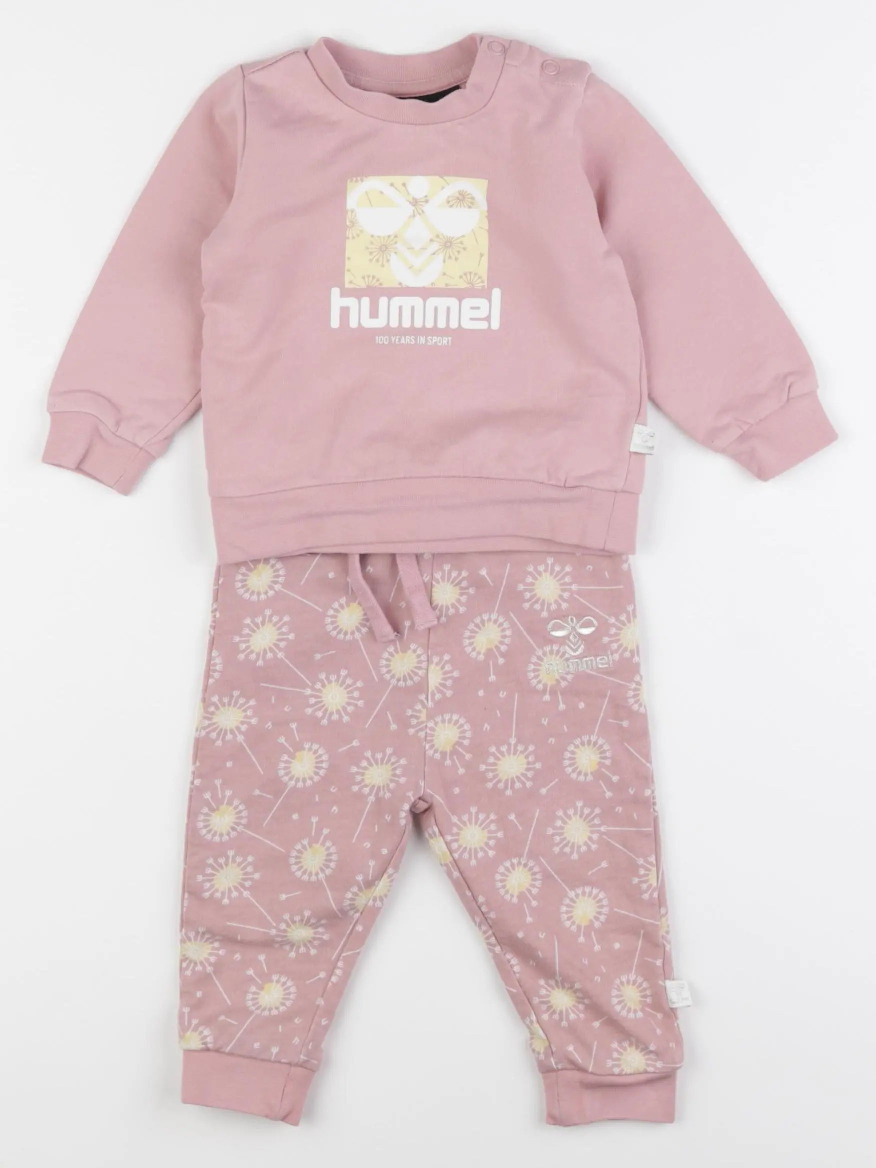 Hummel - ensemble rose - 4/6 mois