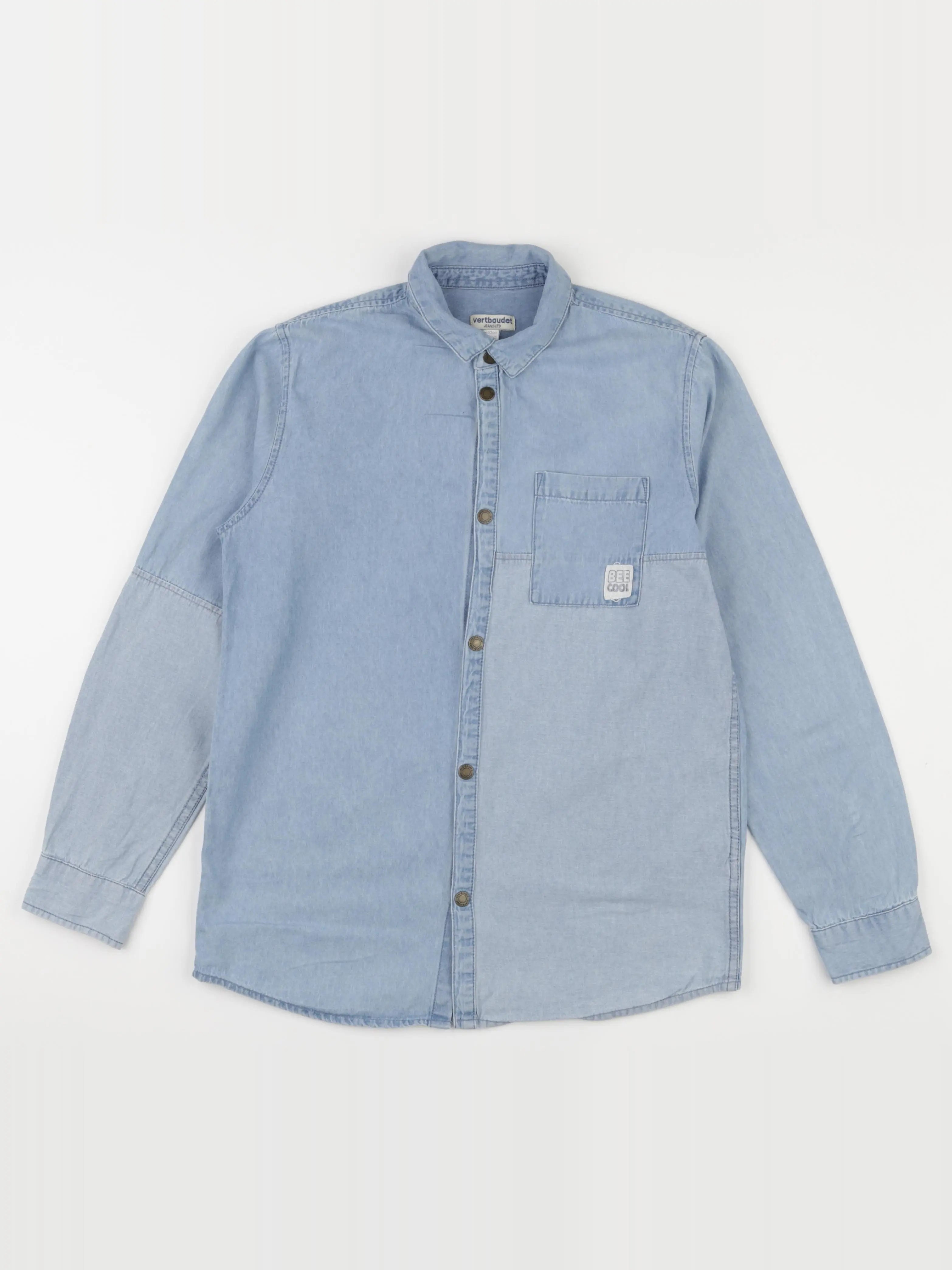 Vertbaudet - chemise bleu - 12 ans