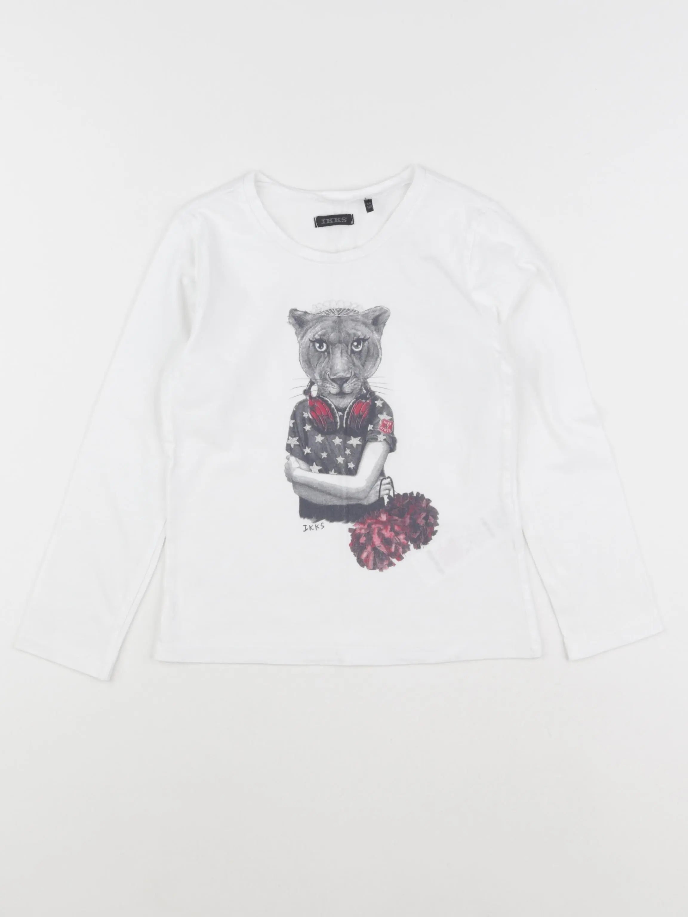 IKKS - tee-shirt blanc - 5 ans