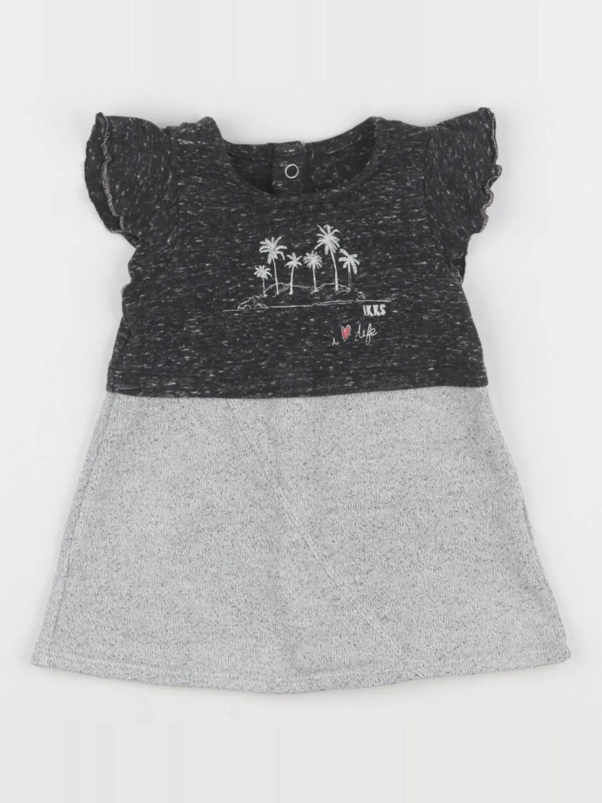 IKKS - robe gris - 3 mois