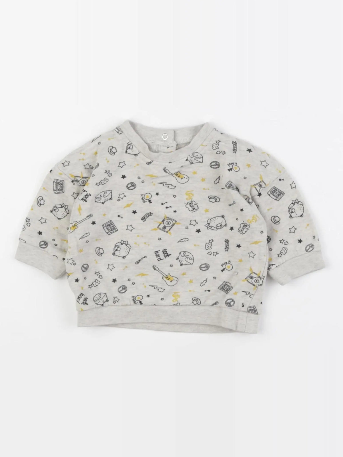 Vertbaudet - sweat multicolore - 3 mois