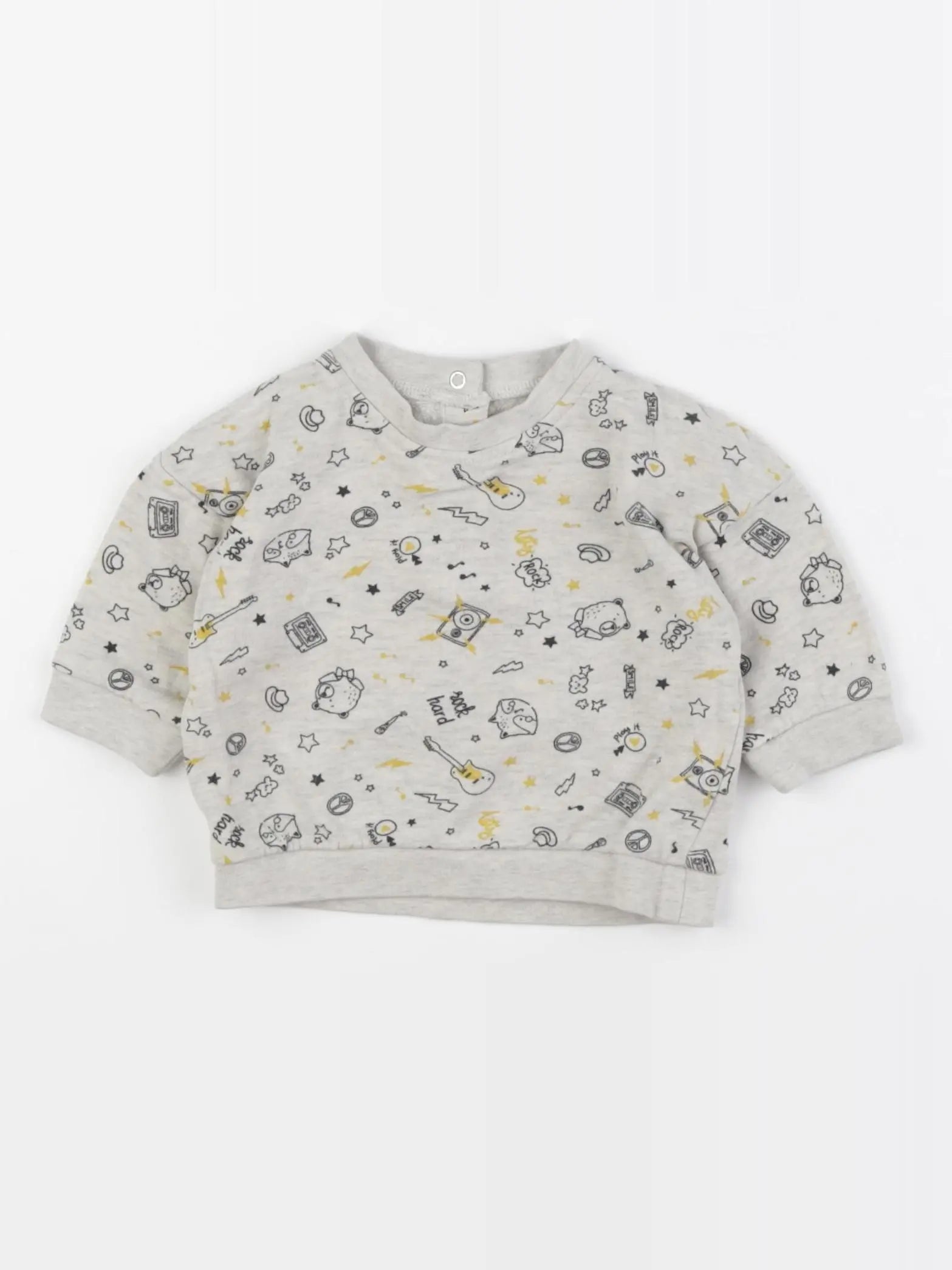 Vertbaudet - sweat multicolore - 3 mois