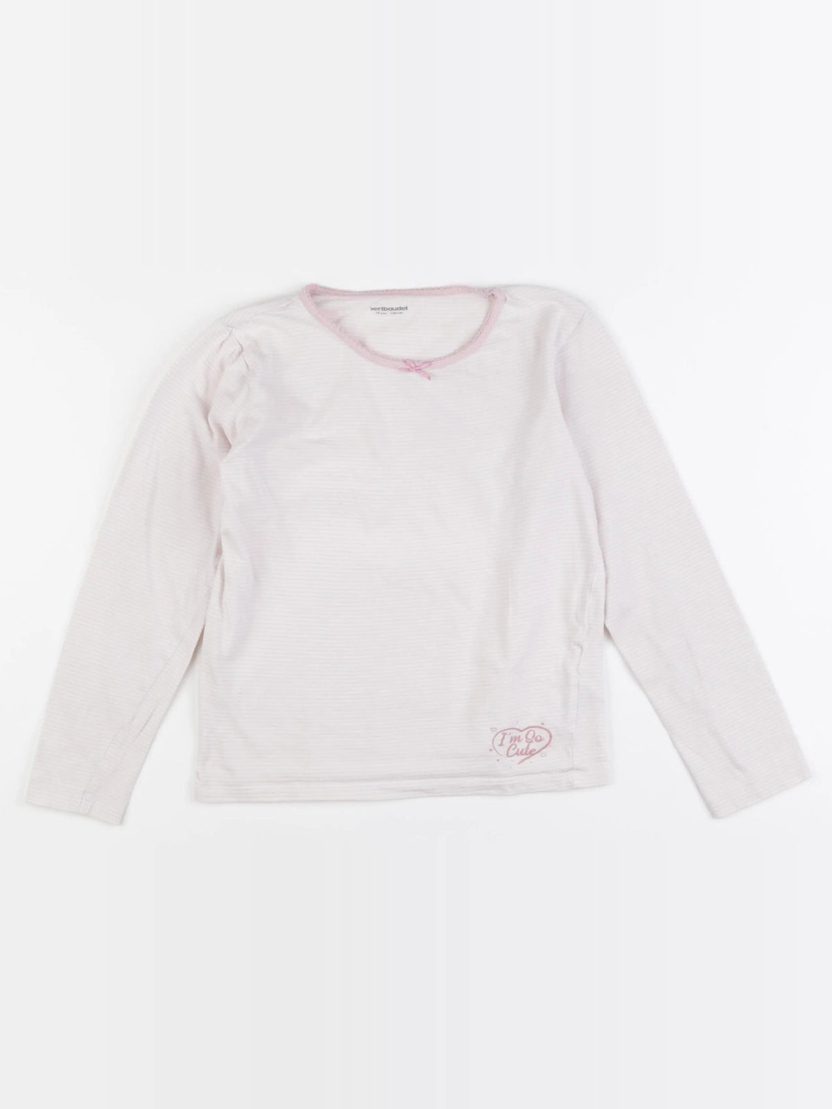 Vertbaudet - maillot de corps rose - 10 ans