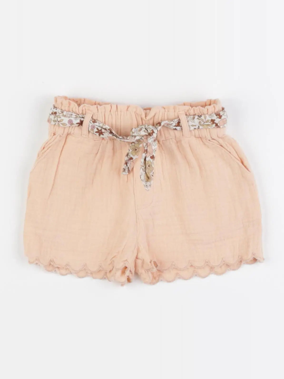 Vertbaudet - short orange - 12 mois