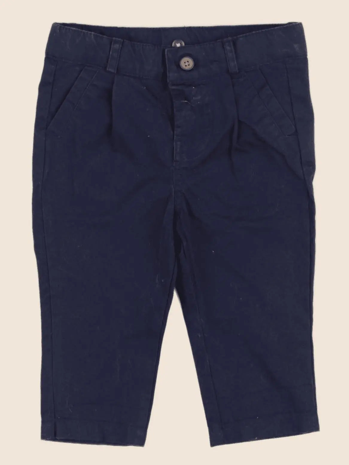 Vertbaudet - pantalon bleu - 9 mois