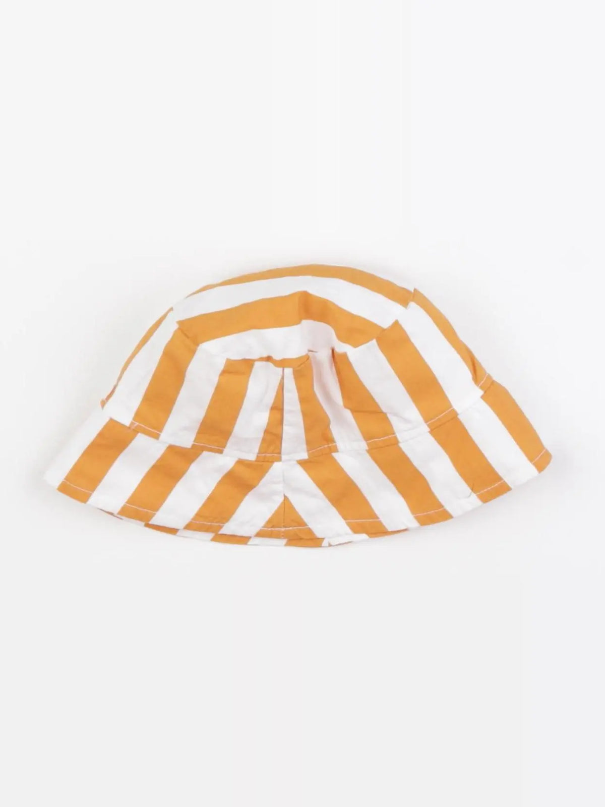 Buho - chapeau orange, blanc - 6/8 ans