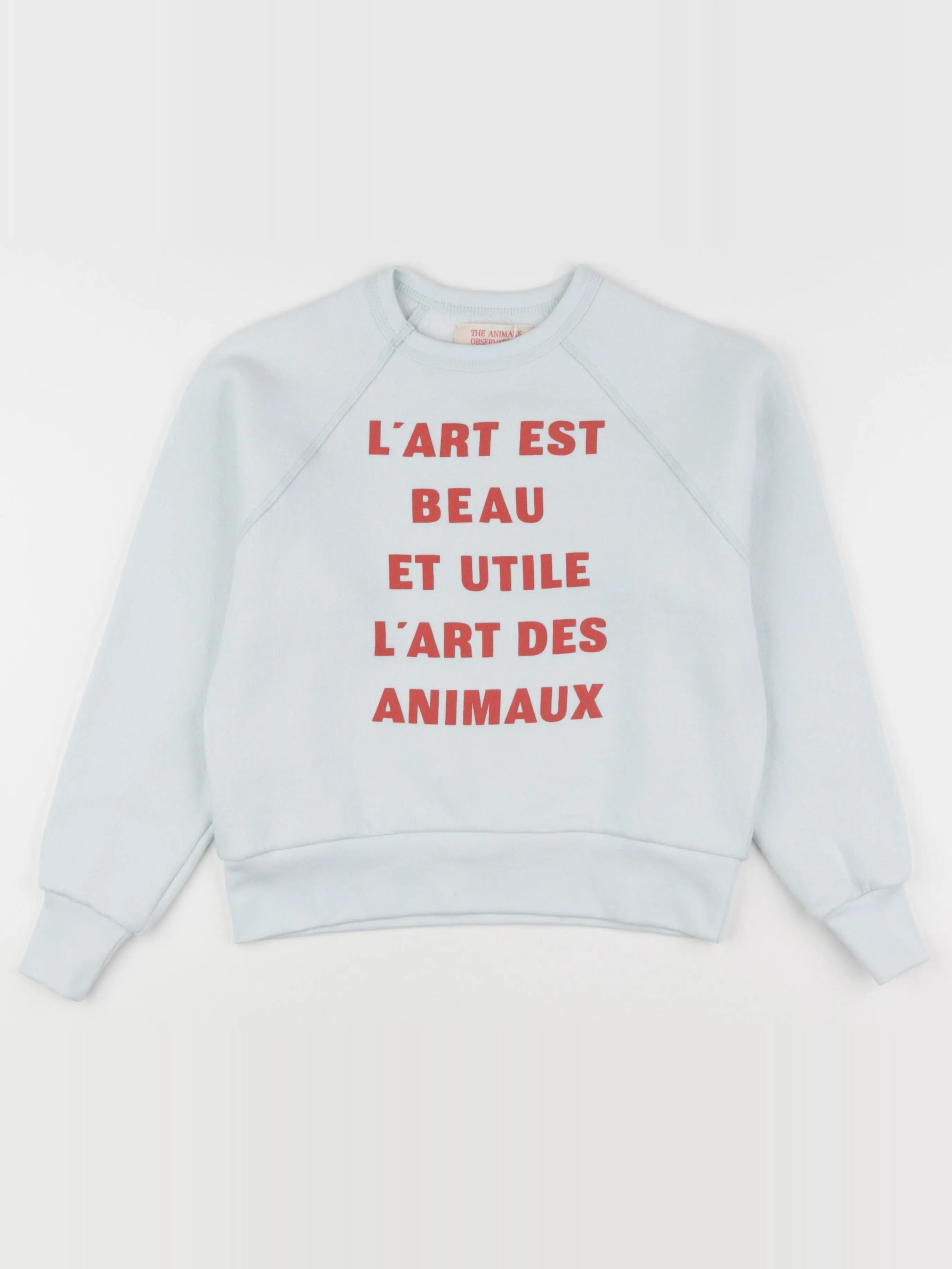 The animals observatory - sweat bleu - 8 ans