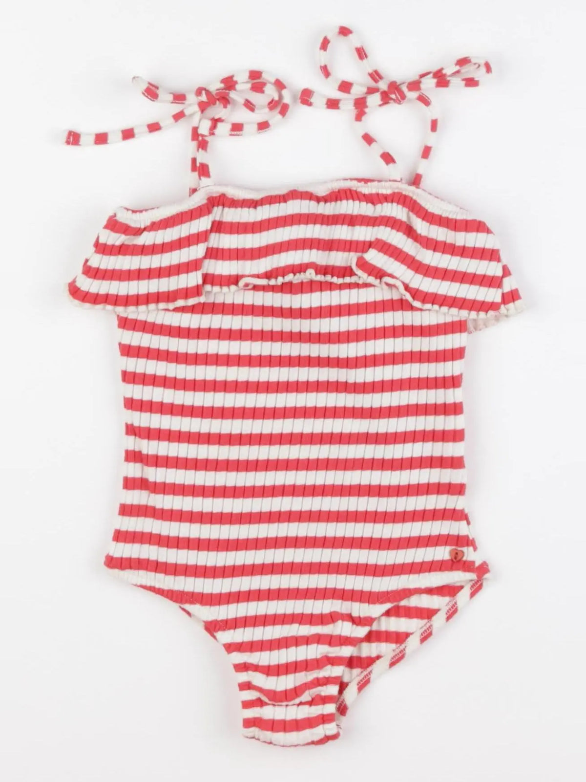 Buho - maillot de bain blanc, rouge - 4 ans