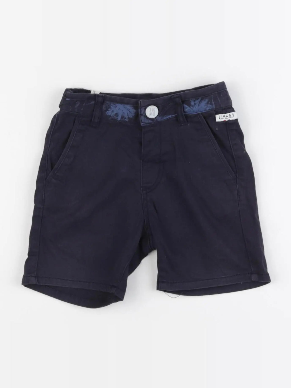 IKKS - short bleu - 18 mois