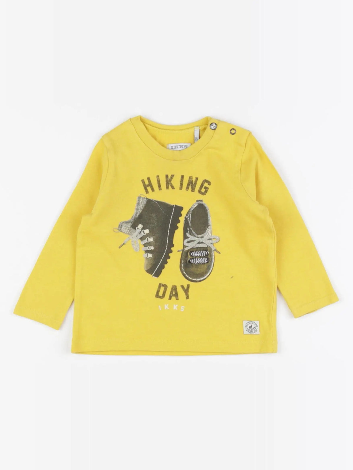 IKKS - tee-shirt jaune - 12 mois