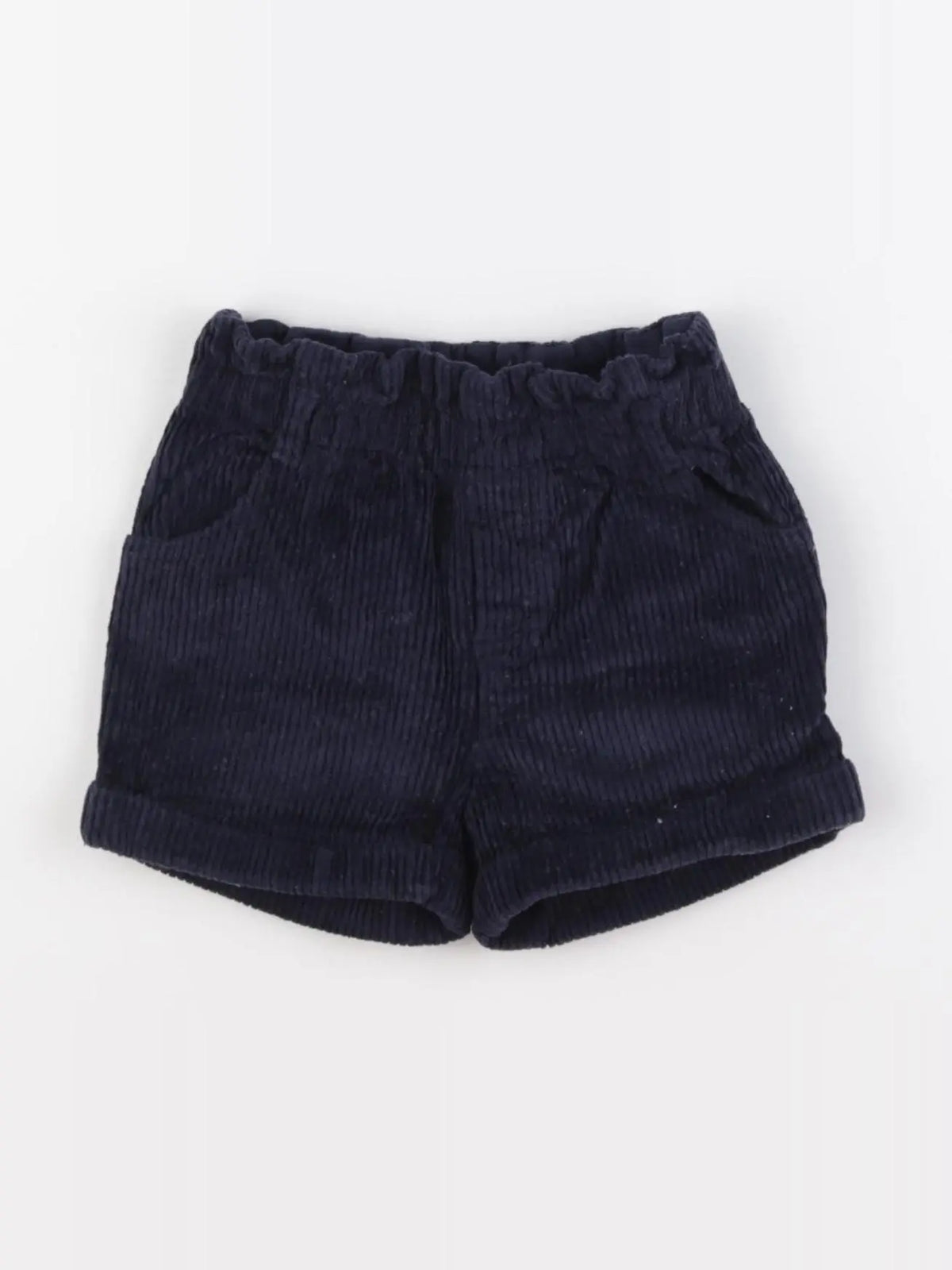 Cyrillus - short bleu - 12 mois