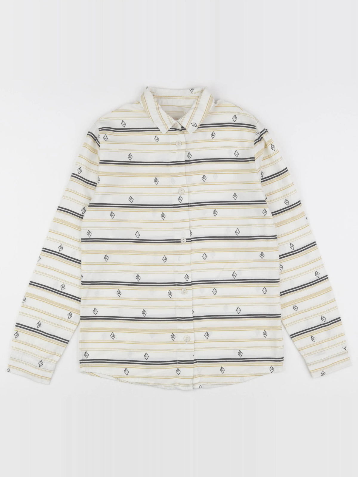 The animals observatory - chemise blanc, jaune - 8 ans