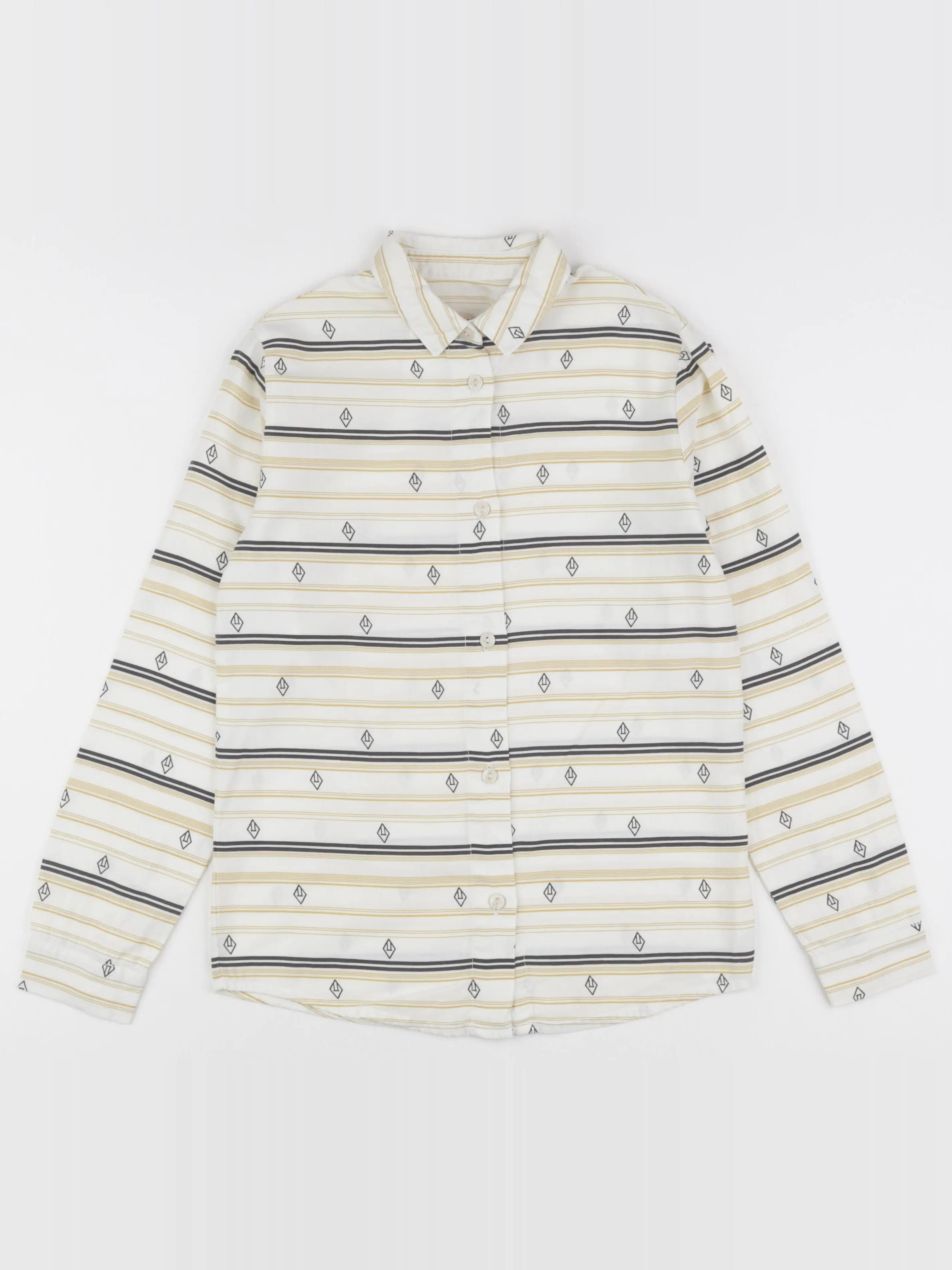 The animals observatory - chemise blanc, jaune - 8 ans