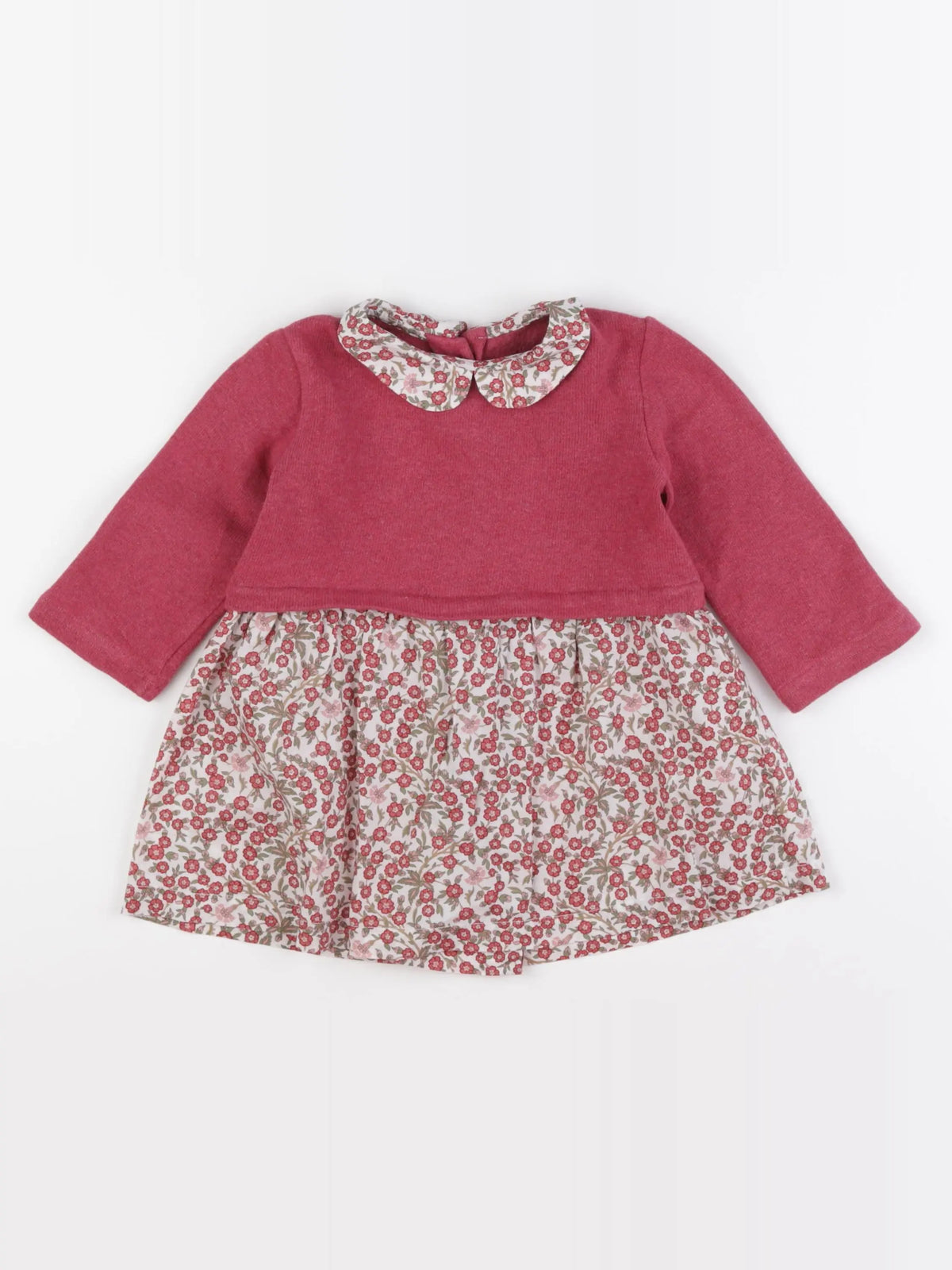 Marie Puce - robe rose - 2 ans