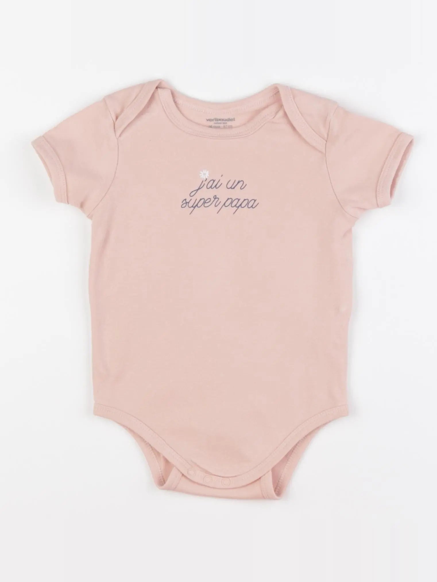Vertbaudet - body rose - 36 mois