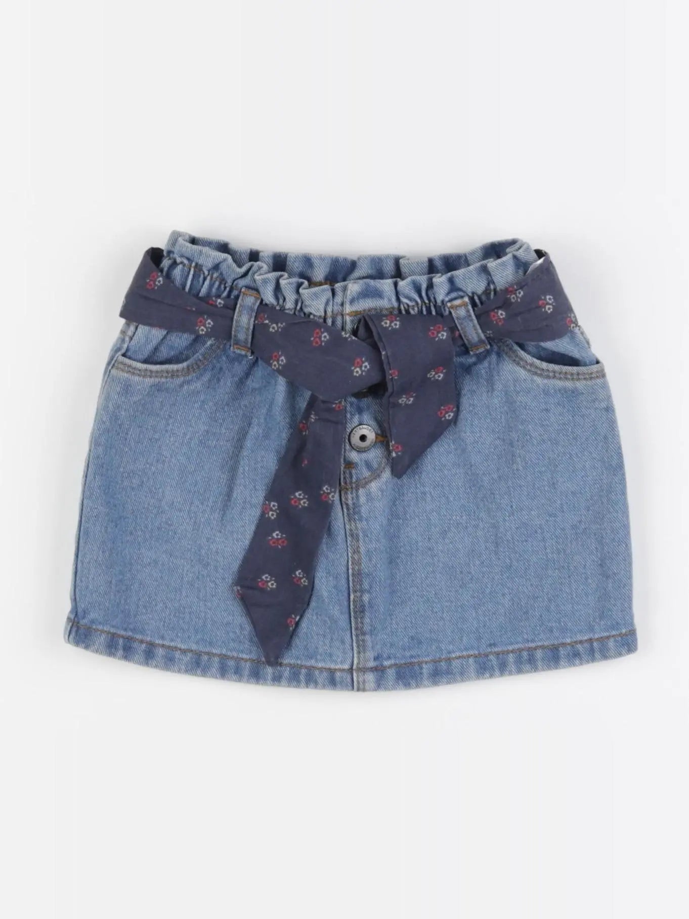 Vertbaudet - jupe bleu - 2 ans