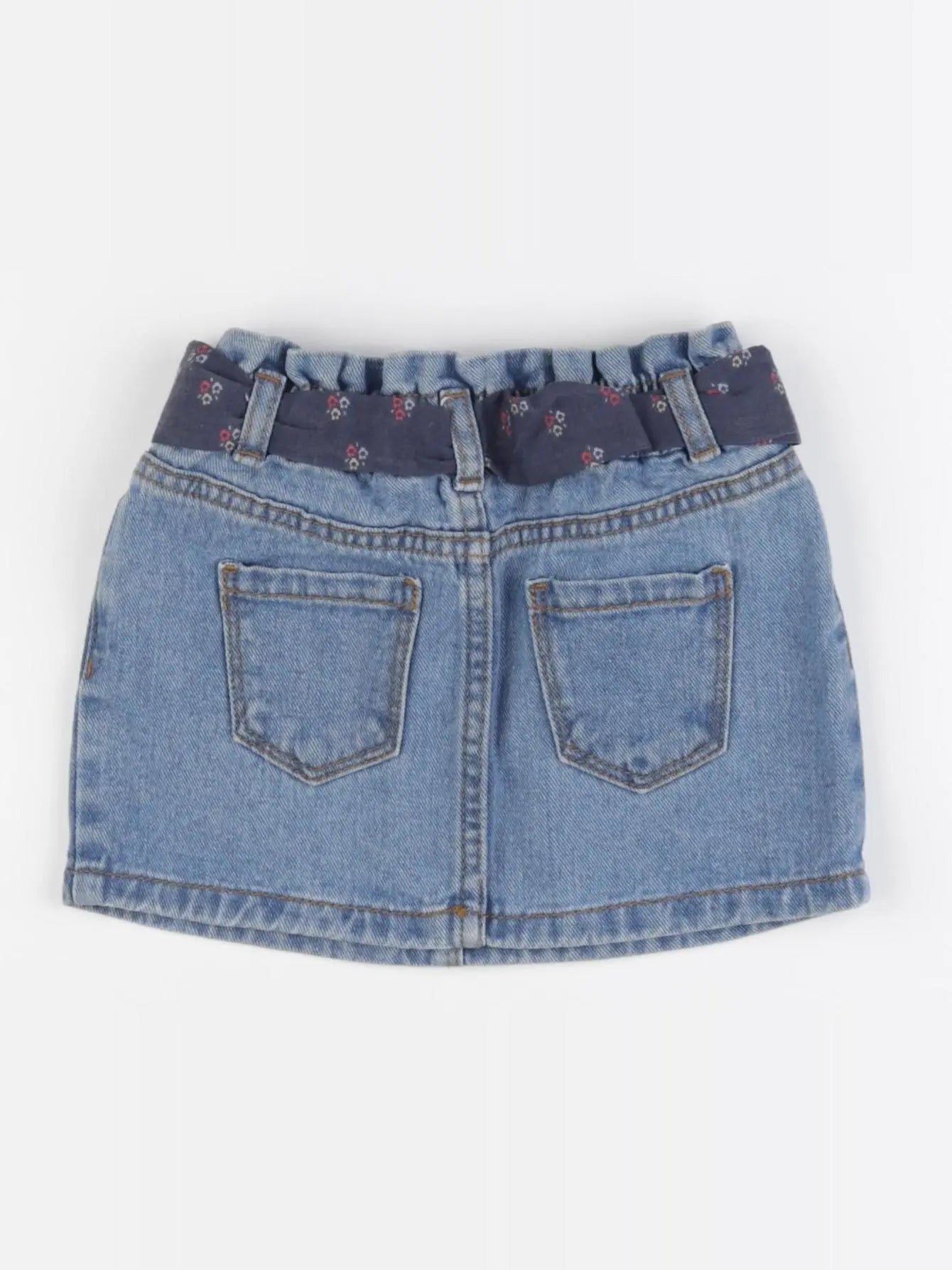Vertbaudet - jupe bleu - 2 ans